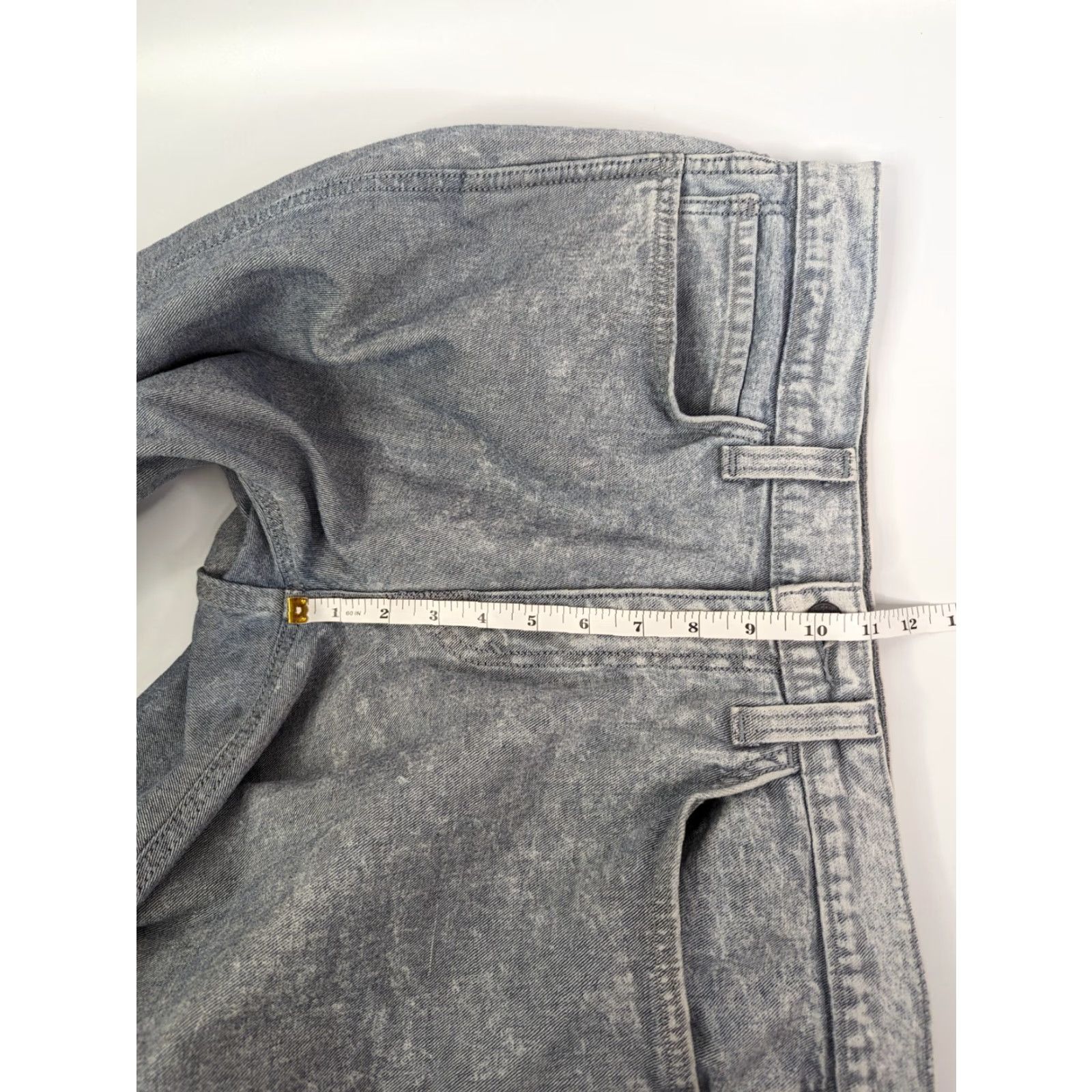Levi's Levi's 541 Line 8 Men's 34x32 Athletic Fit Gray Patterned Light Wash Denim Jeans Size US 34 / EU 50 - 7 Thumbnail