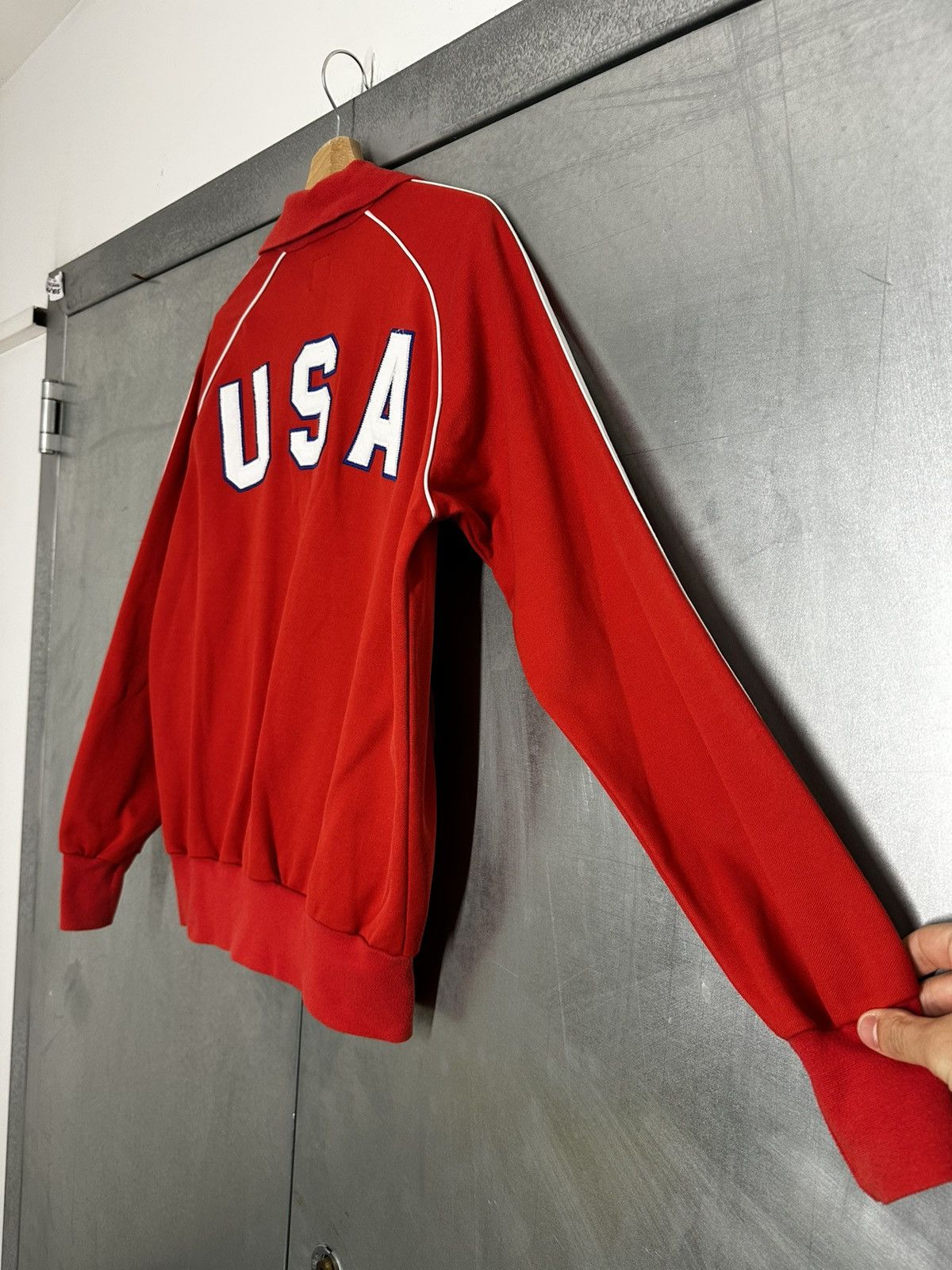 Adidas Vintage Adidas USA Back Logo Soccer Zip Hoodie Size US M / EU 48-50 / 2 - 10 Thumbnail