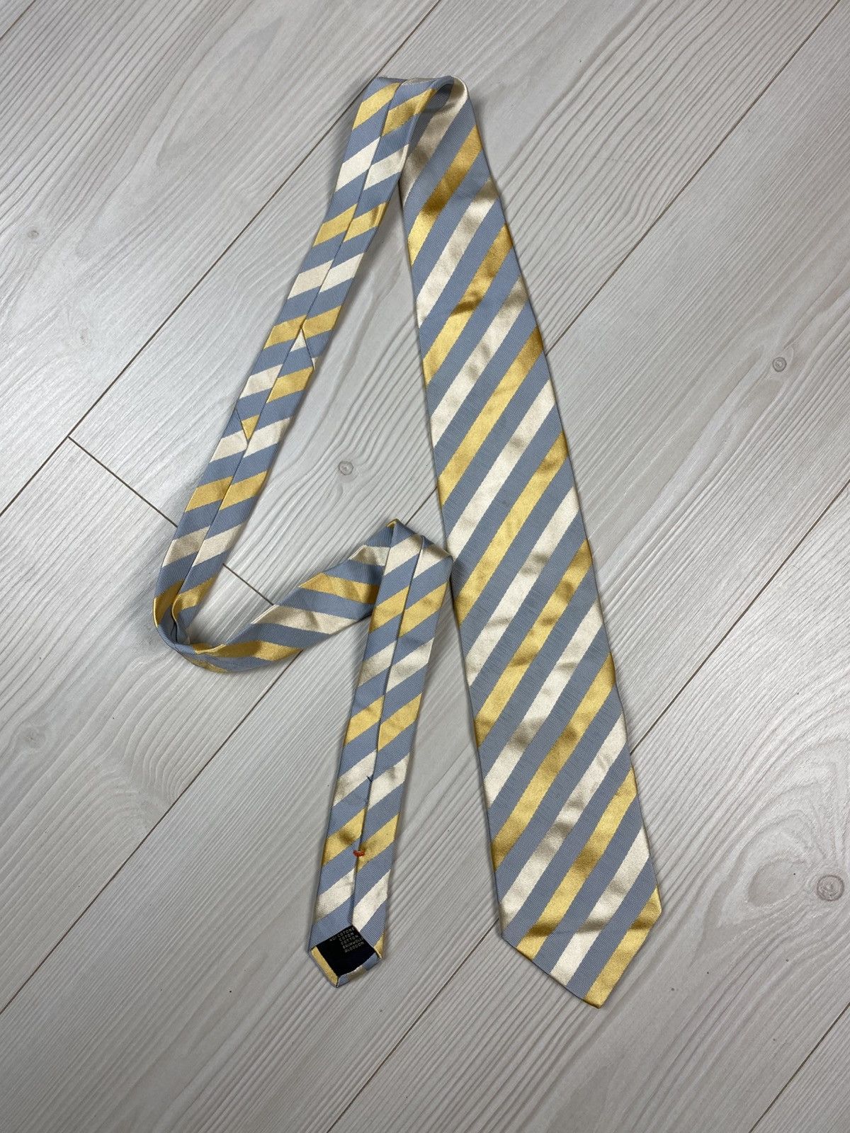Ermenegildo Zegna × Vintage Ermenegildo Zegna Tie 60% Silk 40% cotton Made in Italy Size ONE SIZE - 1 Thumbnail