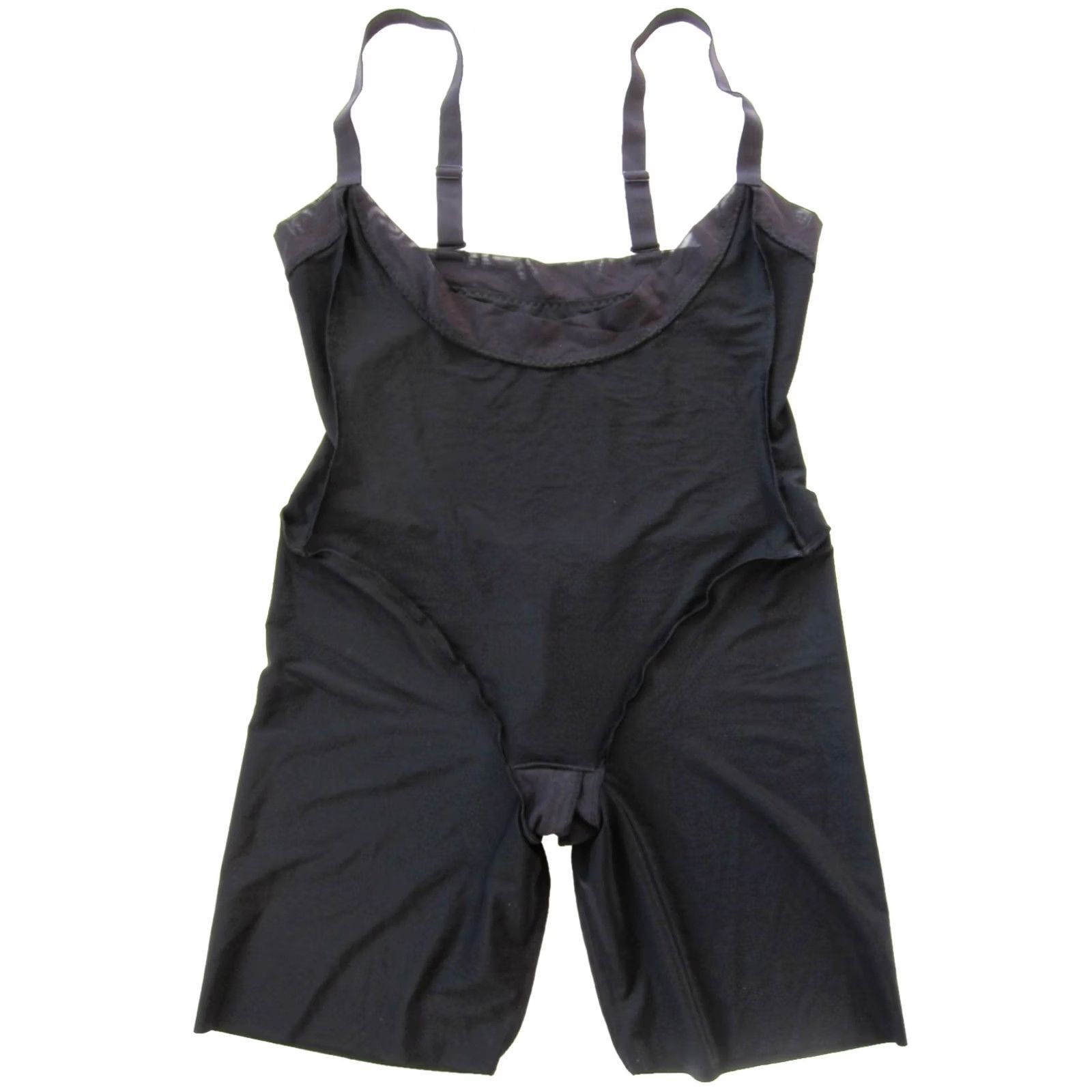 Vintage Maidenform Flexees Shapewear Bodysuit XL Black Stretch Adjustable Straps Size XL / US 12-14 / IT 48-50 - 4 Thumbnail
