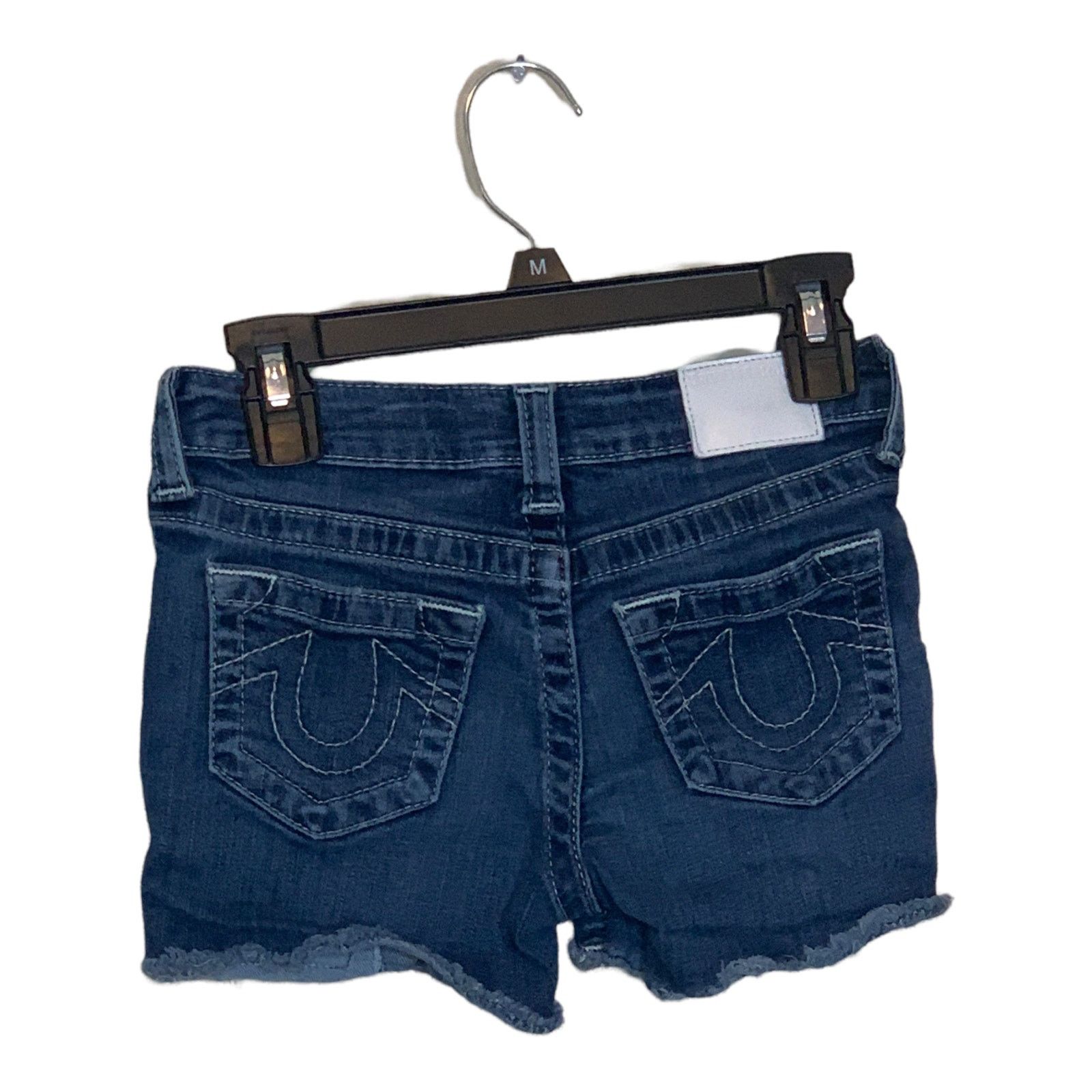 True Religion True Religion denim stretch distressed shorts size 7 Junior Size 23" - 6 Thumbnail
