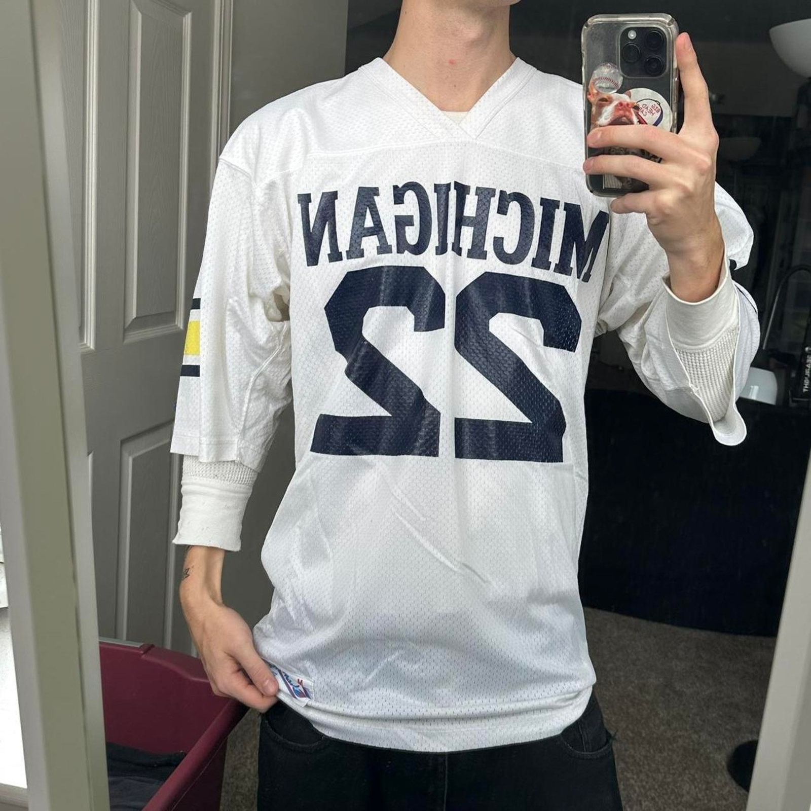 Champion × Vintage Vintage 80s champiom uofm university JERSEY Size US M / EU 48-50 / 2 - 2 Thumbnail