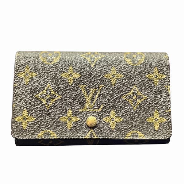 Louis Vuitton Louis Vuitton Portemonnaie Billets Tresor Monogram Wallet Textile Short Wallet M61730 DUTY FREE for USA