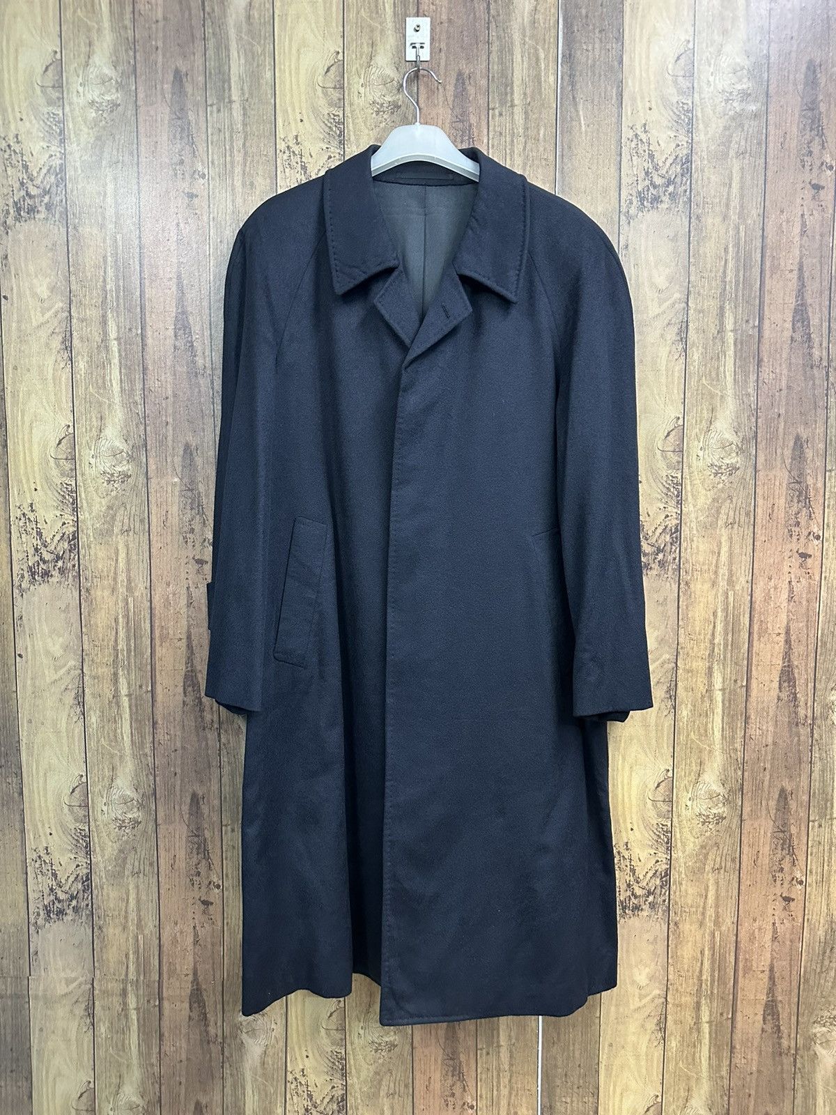 Vintage Nina Ricci Monsieur Wool Trench Coat Z35 Size US M / EU 48-50 / 2 - 1 Thumbnail