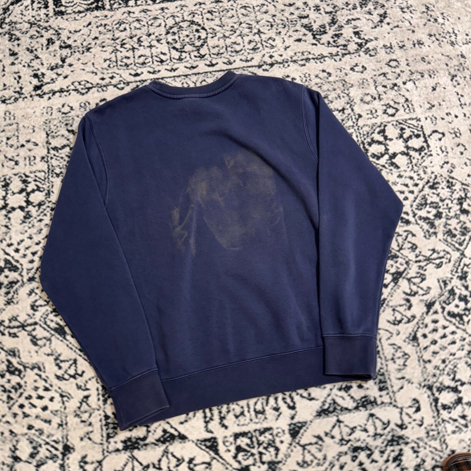 Nike × Vintage Vintage Nike Unisex Navy Cotton Crewneck Size S Y2K Club 90s Size US S / EU 44-46 / 1 - 11 Thumbnail