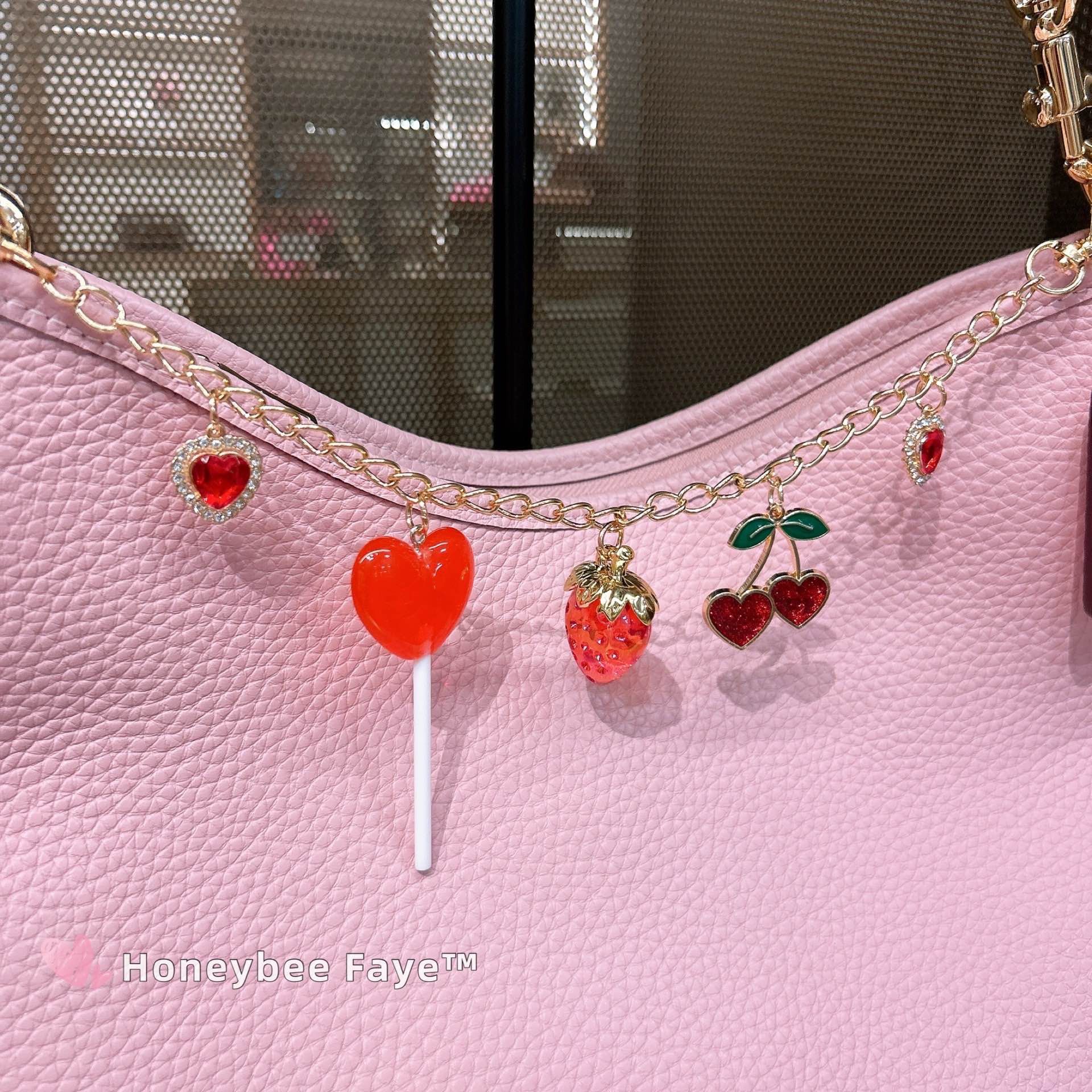 Coach Laurel Shoulder Bag CR148 Gold/Carnation Size ONE SIZE - 4 Thumbnail