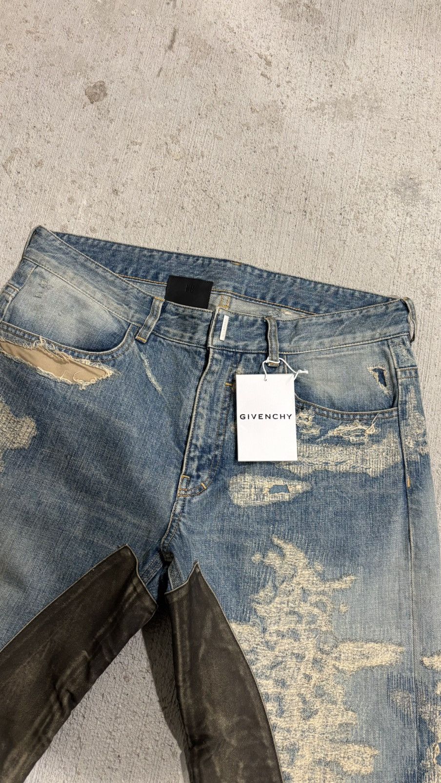 Givenchy Givenchy Moleskin Boro Denim Size US 33 - 4 Thumbnail