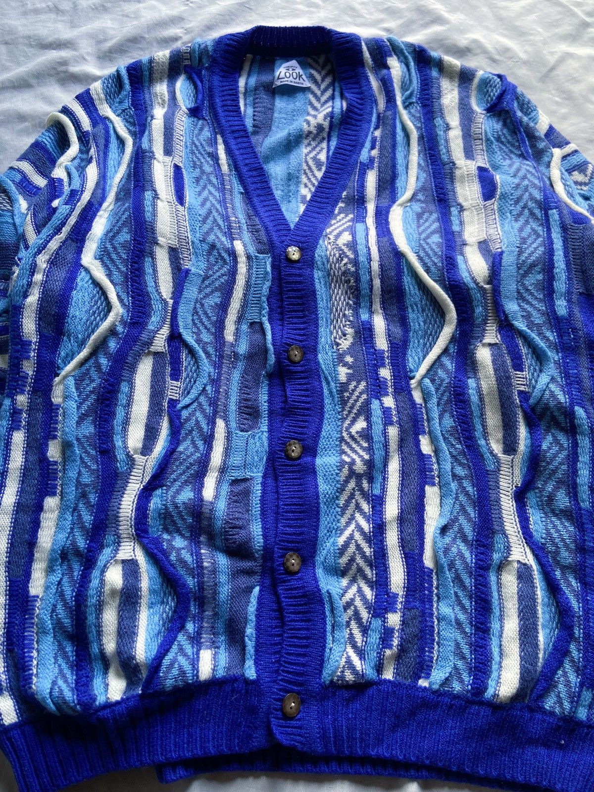 Japanese Brand JAPANESE COOGI STYLE THRIFTY CARDIGAN KNIT Size US XL / EU 56 / 4 - 5 Thumbnail