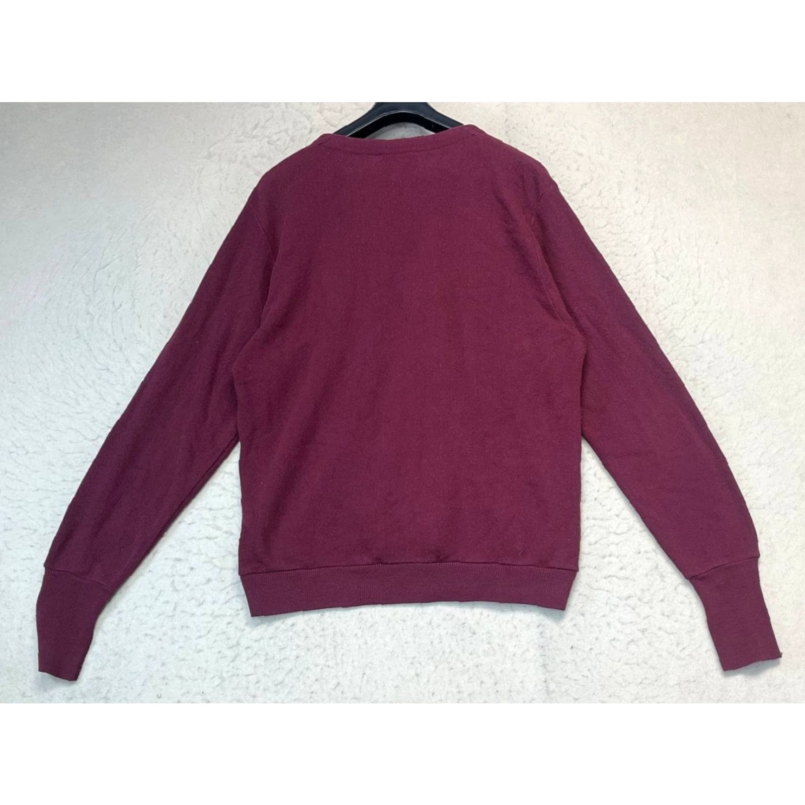 Izod VINTAGE Izod Cardigan Sweater Mens XL Maroon Embroidered Logo Made In USA Size US XL / EU 56 / 4 - 2 Thumbnail