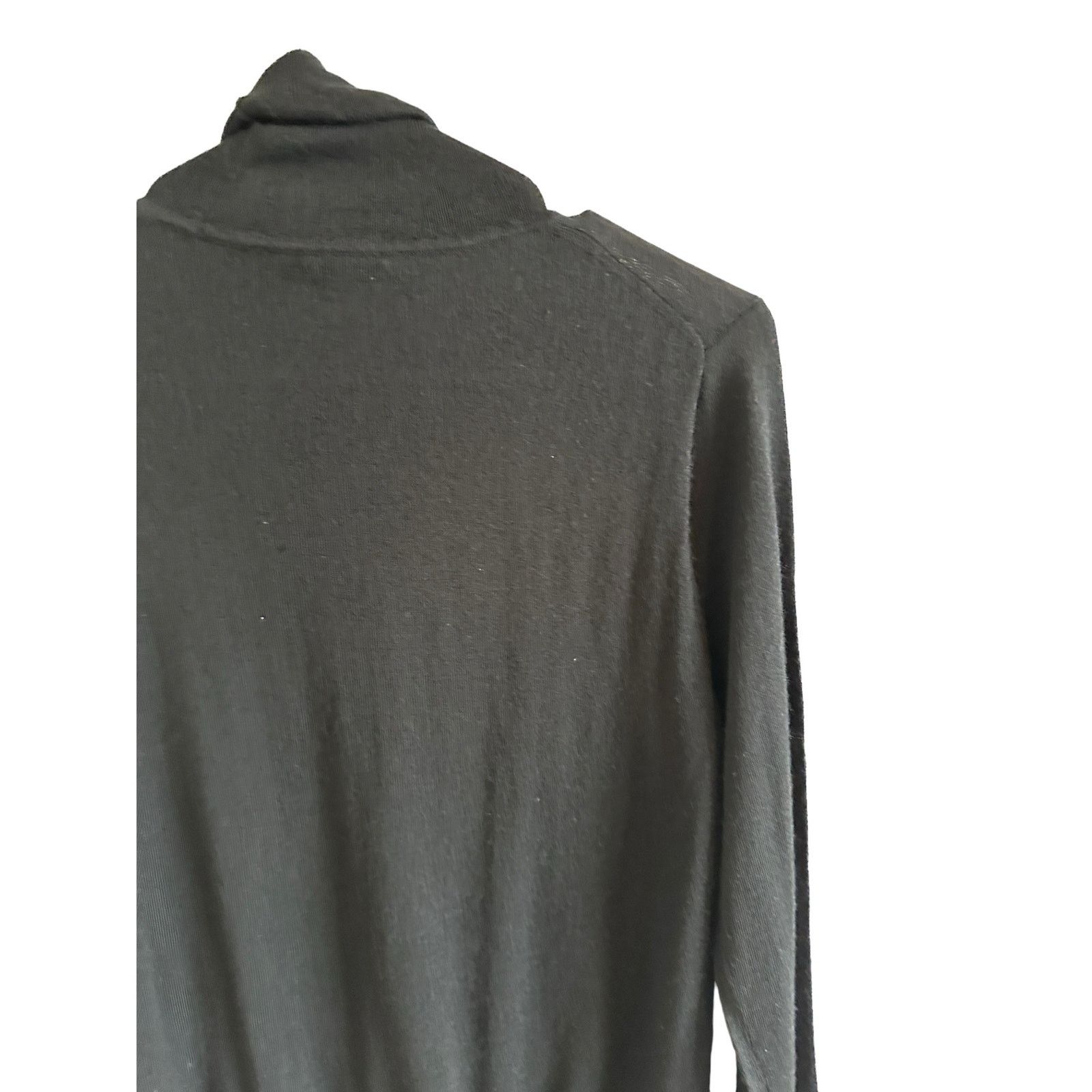 J.Crew J.Crew Medium Black Long Sleeve Mock Neck Pullover Sweater Size M / US 6-8 / IT 42-44 - 11 Thumbnail