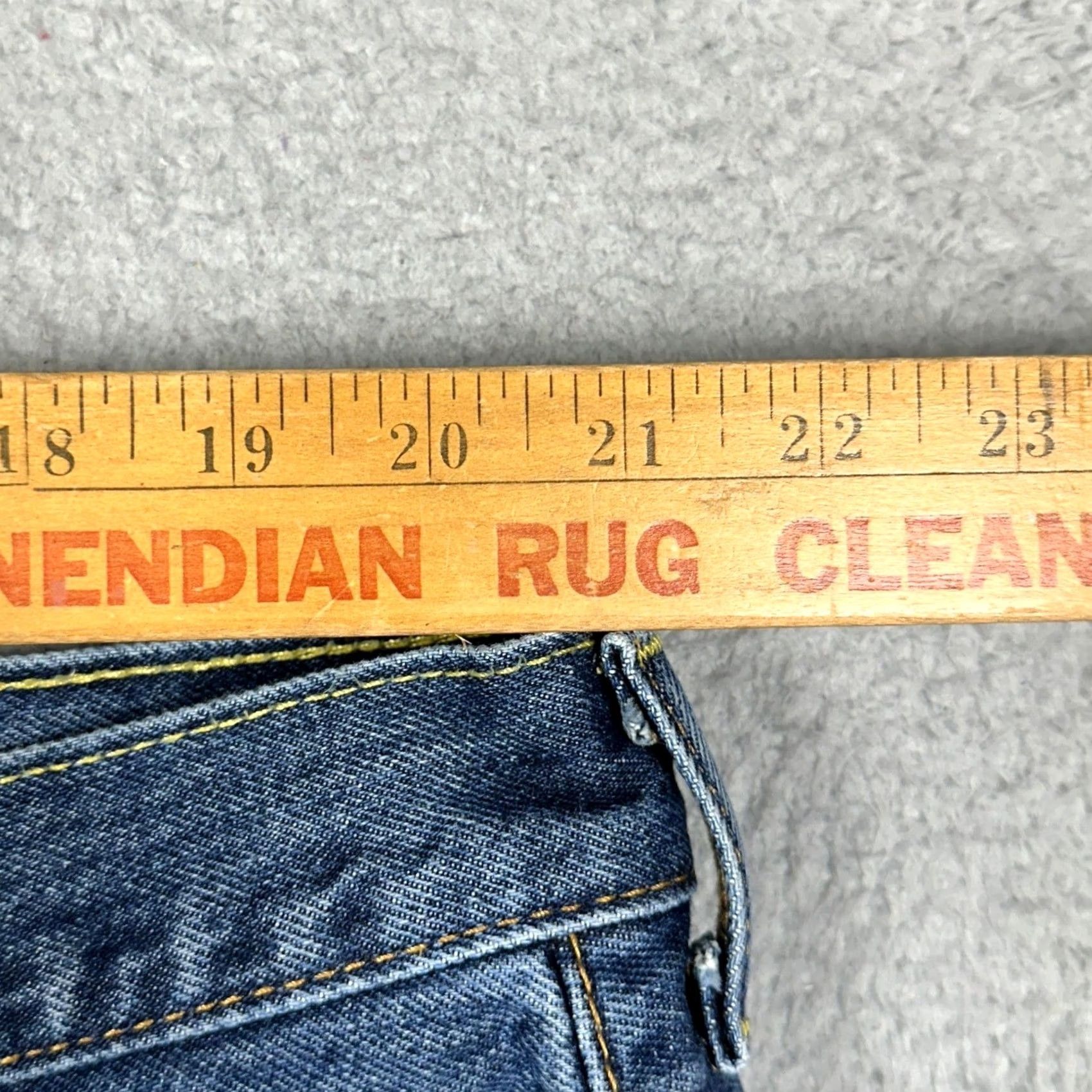 Levi's Levi 550 Jeans Mens 44X30 Blue Relaxed Fit Tapered Leg Red Tab 5 Pocket Denim Size US 44 / EU 60 - 6 Thumbnail