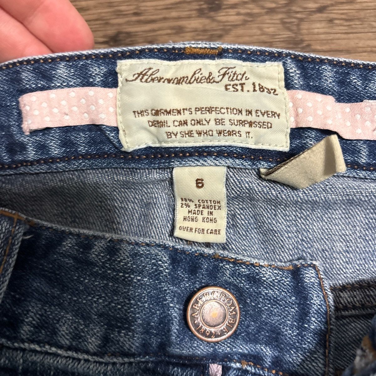 Abercrombie & Fitch Y2k low rise Abercrombie &fitch jeans Size 28" / US 6 / IT 42 - 2 Thumbnail