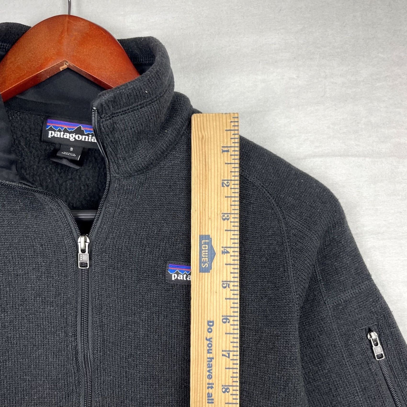 Patagonia Patagonia Better Sweater Womens Small Black Fleece Outdoor Quarter Zip 25617 Size S / US 4 / IT 40 - 4 Thumbnail