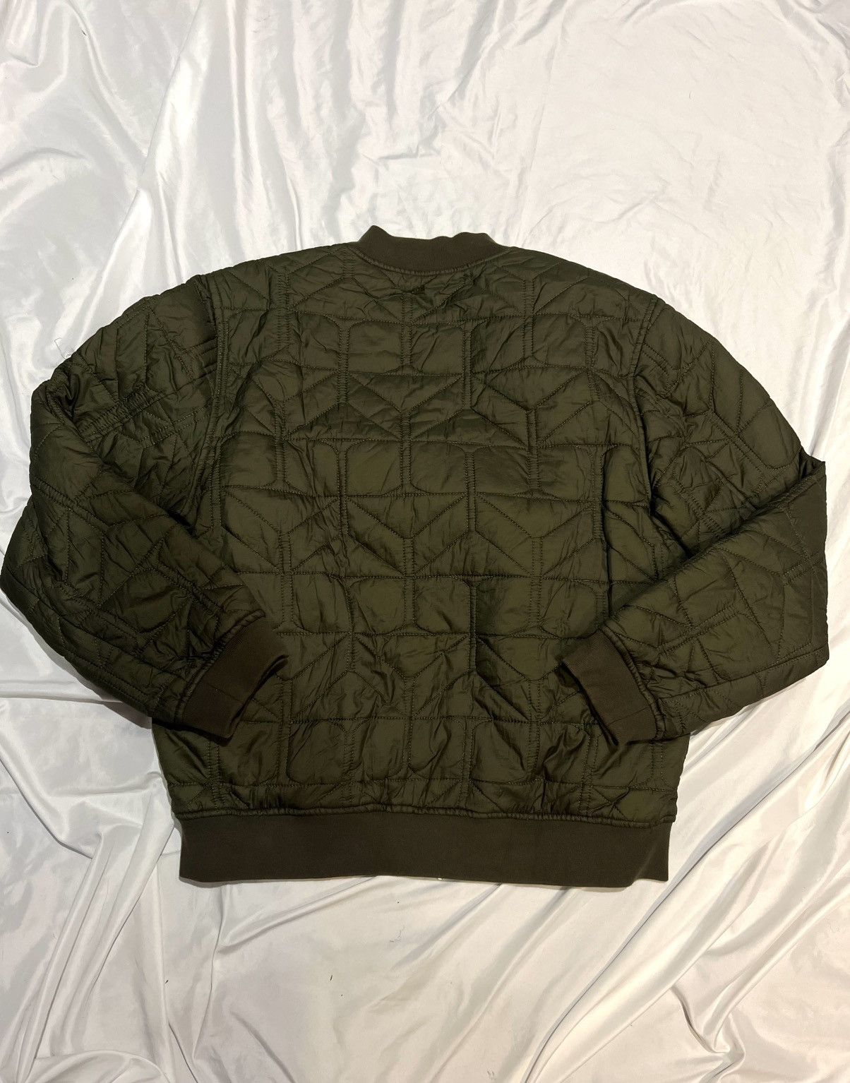 Alltimers Martini Pattern Rare Green Bomber Jacket Size US XL / EU 56 / 4 - 3 Thumbnail