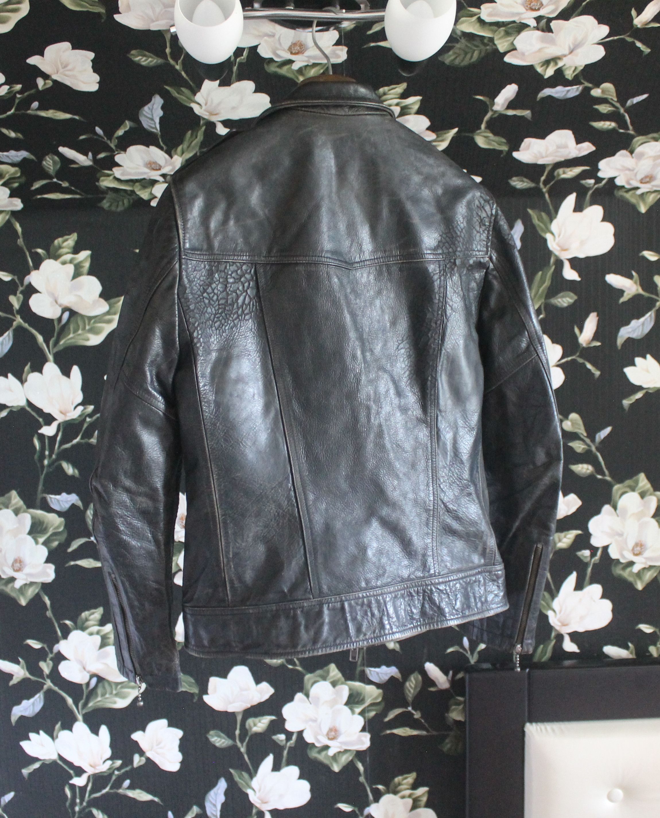 Allsaints MSRP $695 Allsaints Raid Biker Jacket Cracked Leather Size US S / EU 44-46 / 1 - 2 Thumbnail