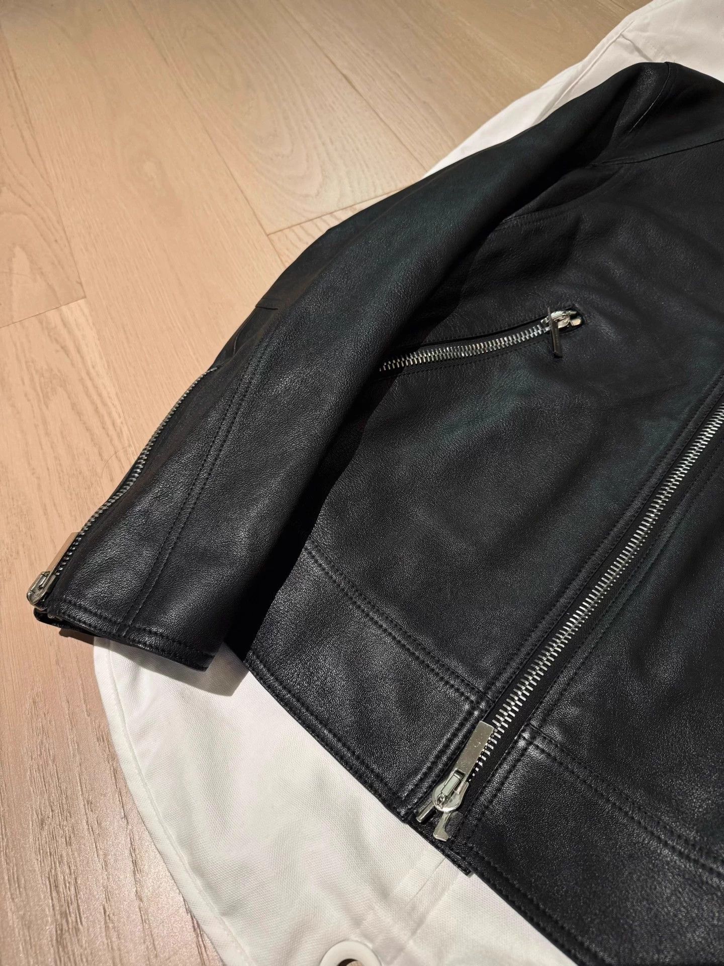 Dior Diorhomme 18FW Sheepskin Leather Bee Emblem Jacket 48 Size US M / EU 48-50 / 2 - 3 Thumbnail