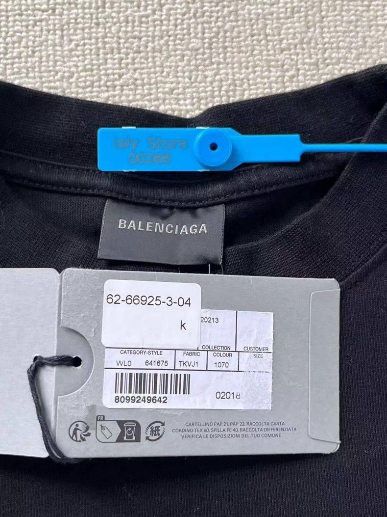 Balenciaga Balenciaga balenciaga short sleeve tshirt with logo -2507 Size US XS / EU 42 / 0 - 5 Thumbnail