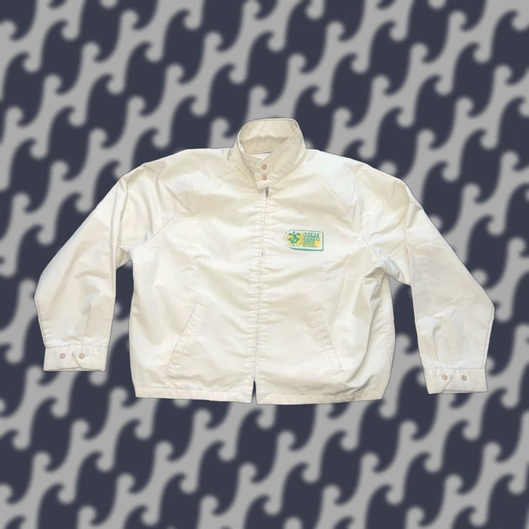 Vintage VINTAGE Birdie By Richard A Leslie Jacket Golf Men’s XL Cream Tan USA Size US XL / EU 56 / 4 - 1 Thumbnail