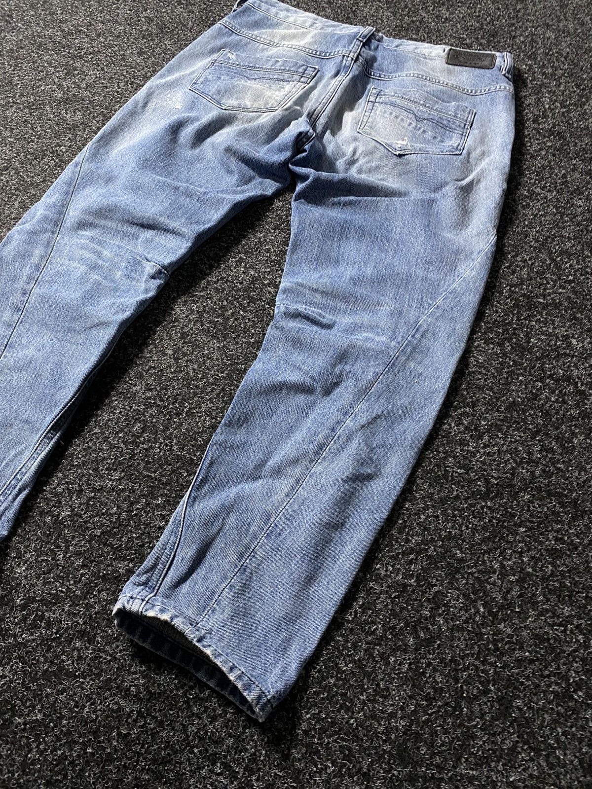 Diesel × If Six Was Nine × Vintage Vintage 90s Y2K Distressed Diesel Industry Jeans baggy pants Size 27" / US 4 / IT 40 - 11 Thumbnail