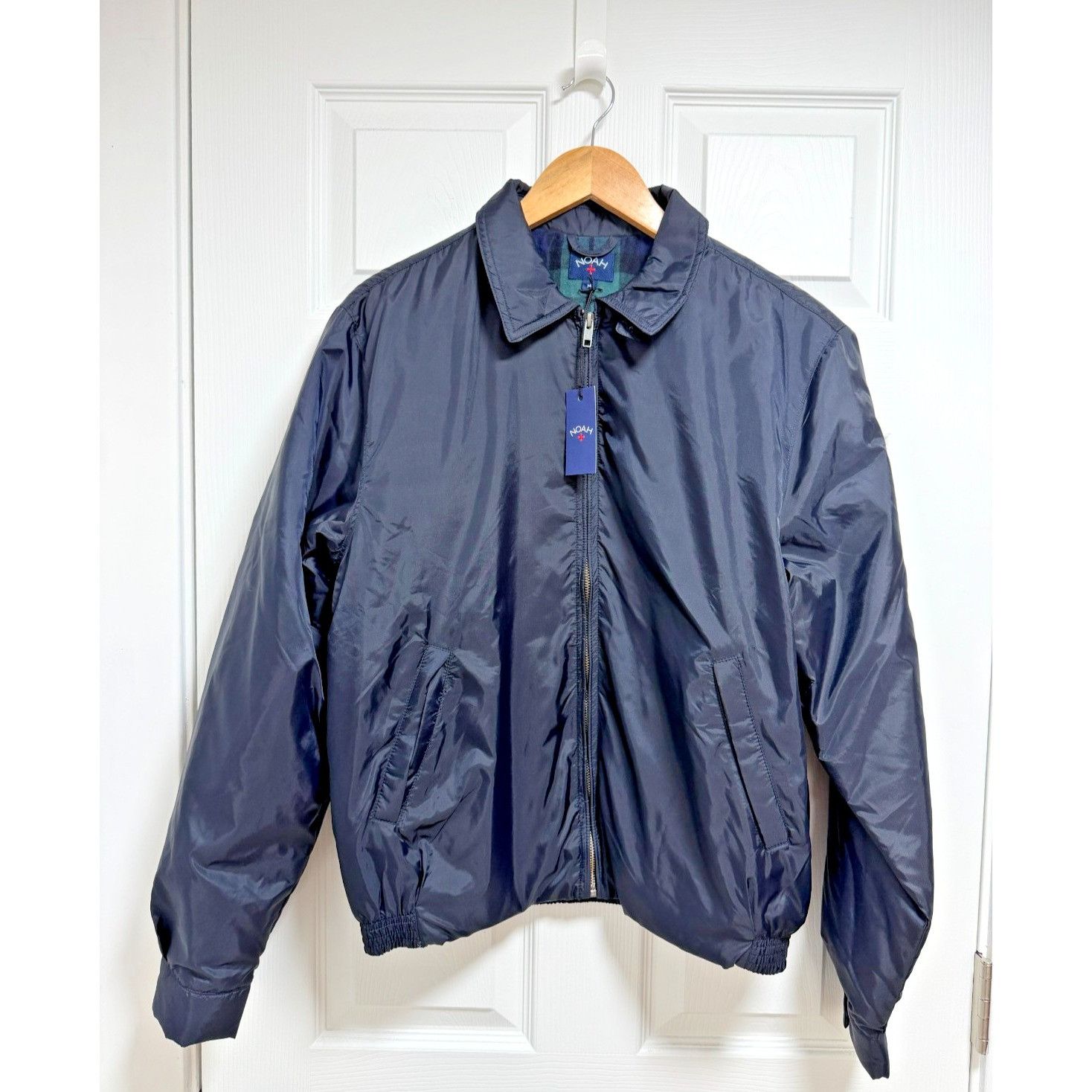 Noah Noah Zip Up Nylon Mechanic Jacket Navy Blue Size Medium NWT Size US M / EU 48-50 / 2 - 7 Thumbnail