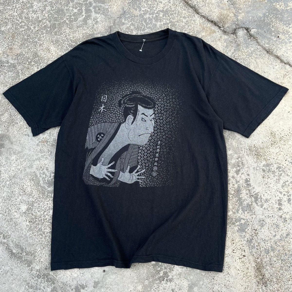 Japanese Brand Vintage 90s Japanese Art By Tōshūsai Sharaku Ukiyo-E Kabuki Size US L / EU 52-54 / 3 - 1 Thumbnail