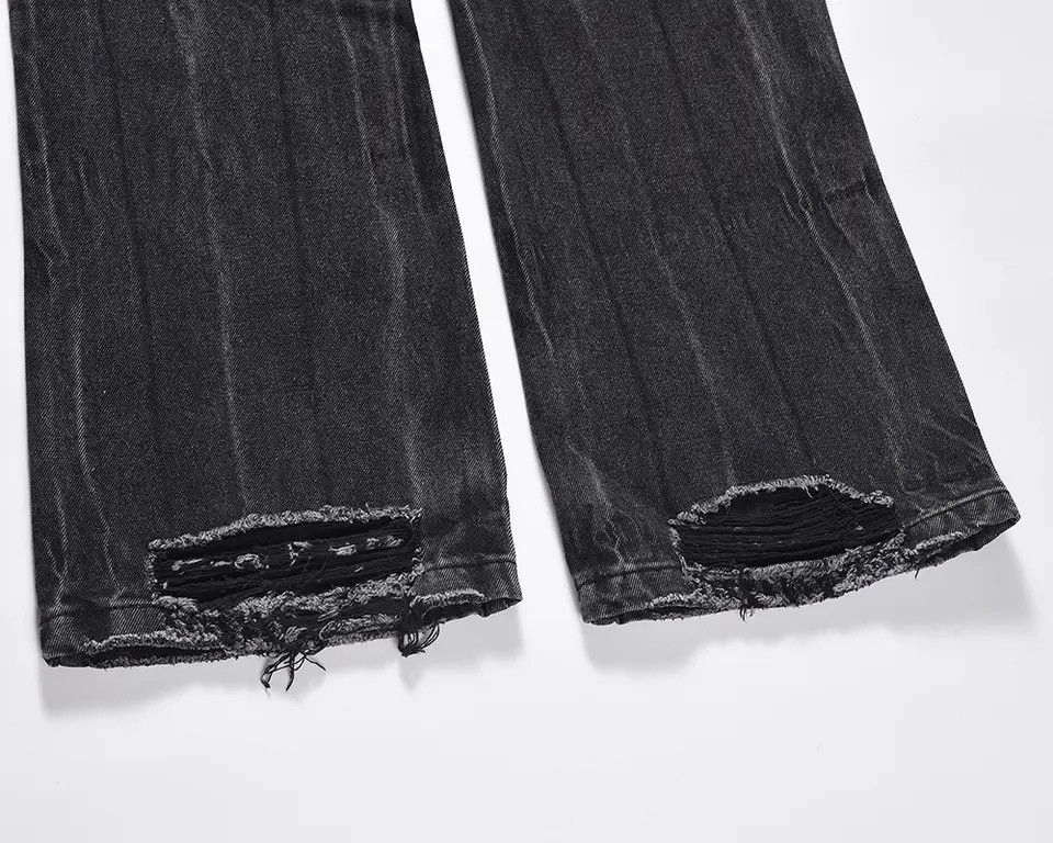 Vintage Ripped Hole Patch Baggy Jean Size US 32 / EU 48 - 6 Thumbnail