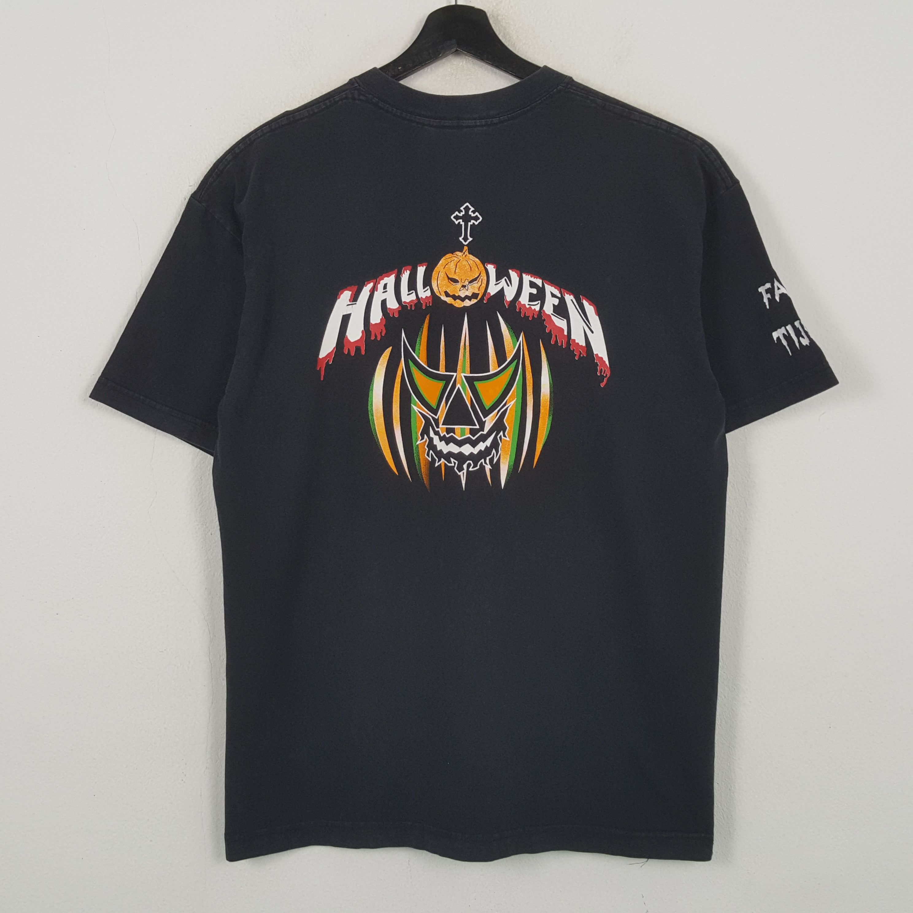 Vintage Halloween 666 Streetwear Style Tshirt RR5 Size US XL / EU 56 / 4 - 1 Thumbnail