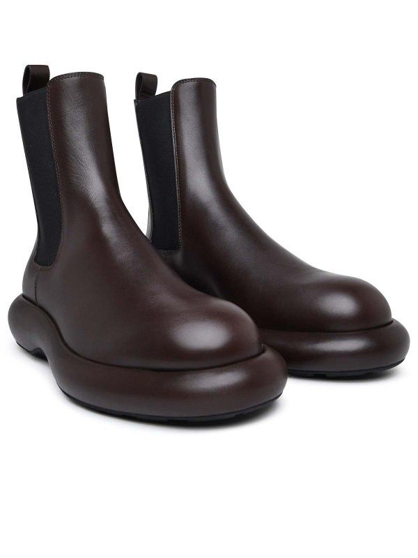 Jil Sander o1y1124 Polish Boots in Brown Size US 9 / EU 42 - 1 Thumbnail