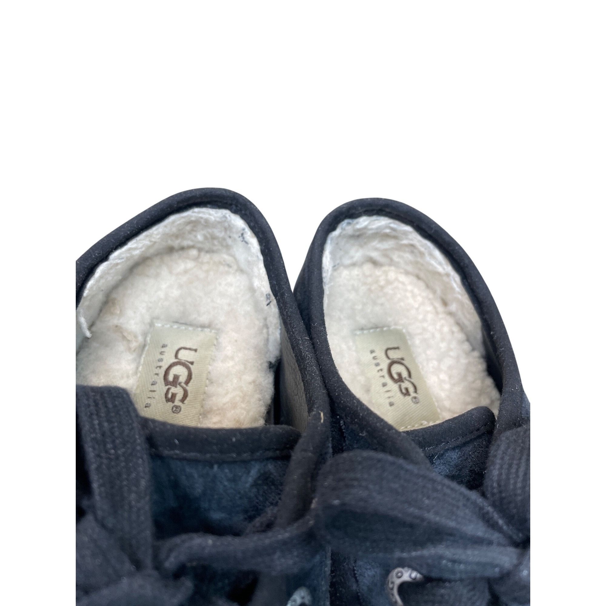Ugg Ugg Australia wms black suede sherling lace casual shoes sz Size US 8 / IT 38 - 8 Thumbnail