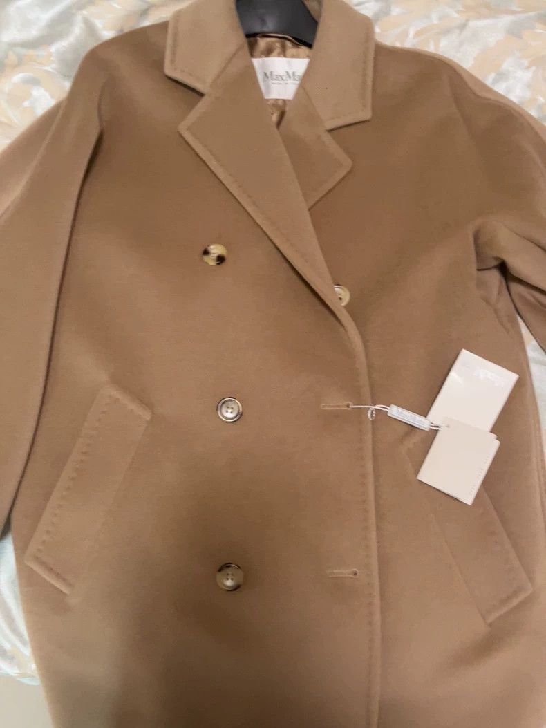 Max Mara Max Mara Camel cropped wool and cashmere coat Size S / US 4 / IT 40 - 7 Thumbnail