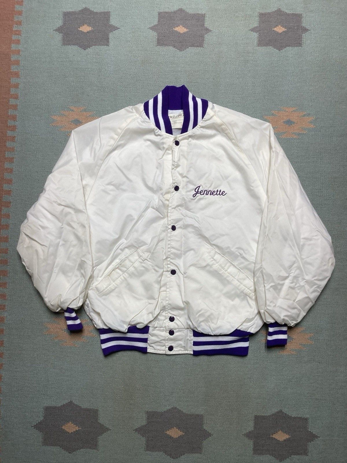 Vintage 80s bomber jacket IBPOEW order of elks Lansing Michigan XL Size US XL / EU 56 / 4 - 3 Thumbnail