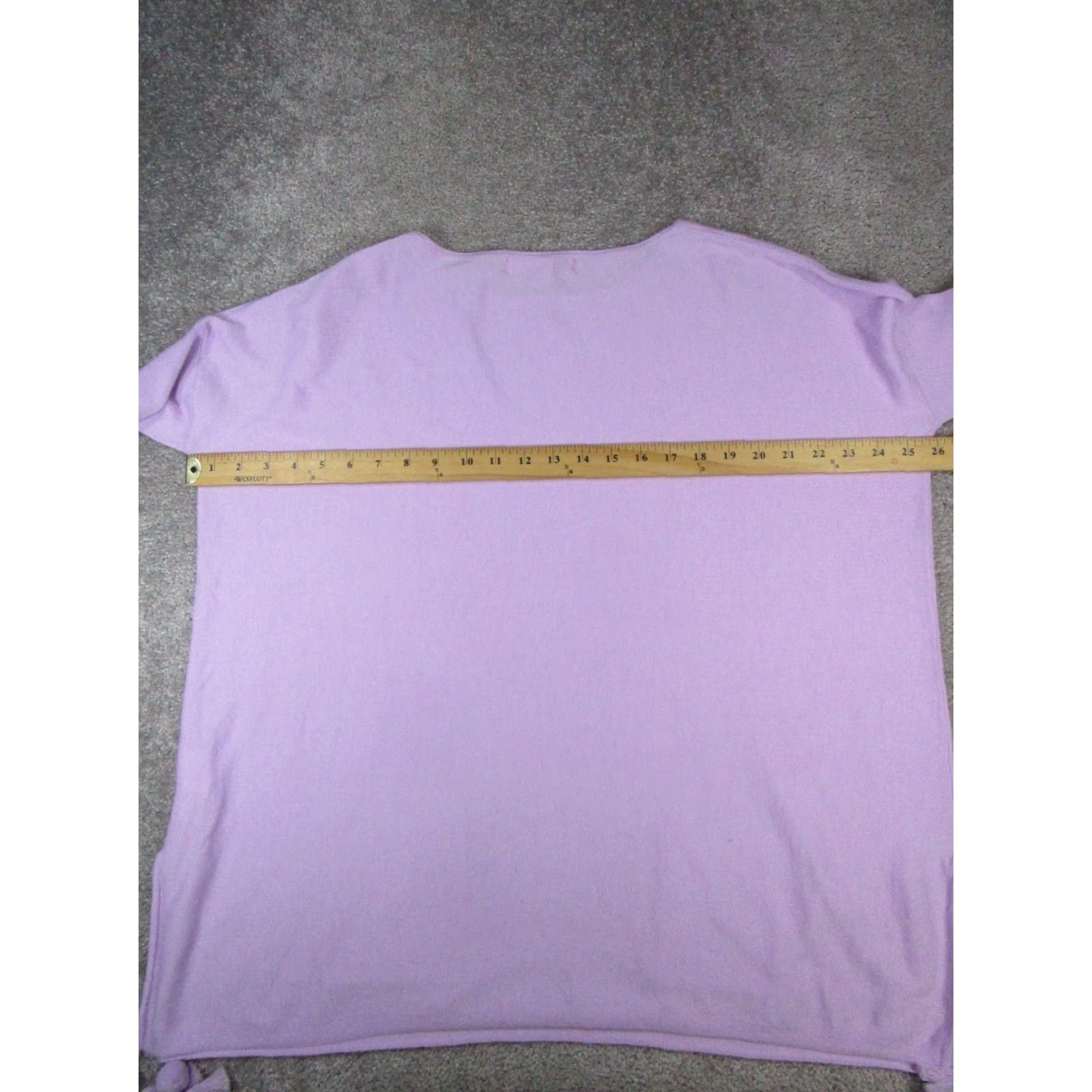 Lilly Pulitzer Lilly Pulitzer Sweater Womens Small Purple Cotton Blend Knit Pullover Round Neck 3/4 Sleeve Size S / US 4 / IT 40 - 5 Thumbnail