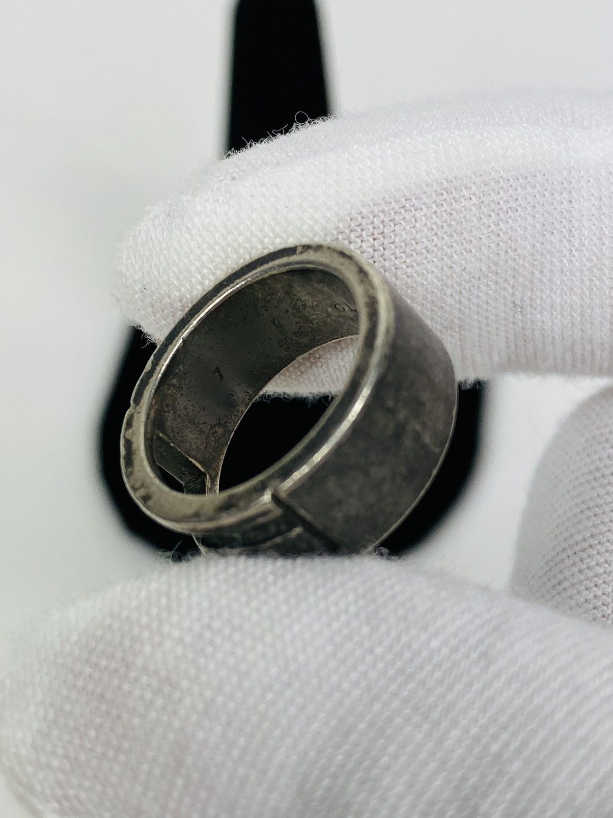Gucci Gucci .925 Silver G Ring IT 7 Size ONE SIZE - 5 Thumbnail