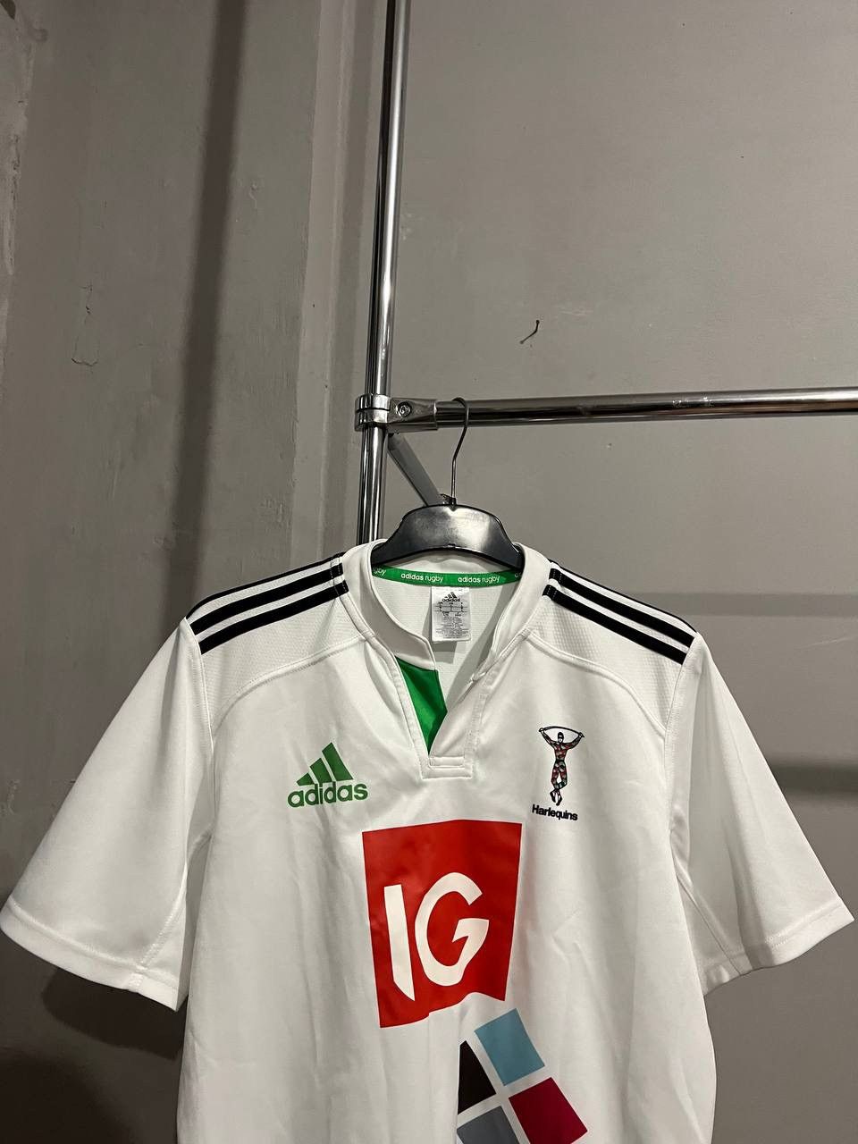 Adidas 2014/15 HARLEQUINS AWAY RUGBY UNION SHIRT JERSEY SIZE L MENS Size US L / EU 52-54 / 3 - 3 Thumbnail