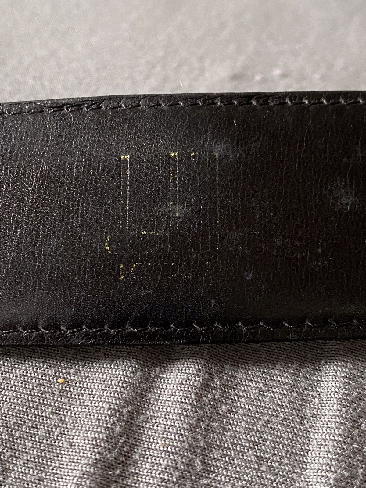 Alfred Dunhill Dunhill leather belt logo buckle Size ONE SIZE - 7 Thumbnail