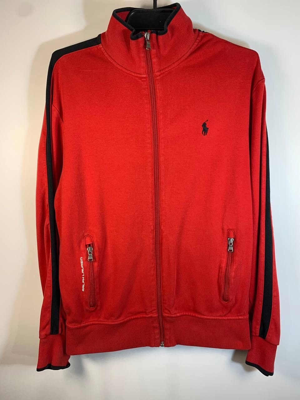 Polo Ralph Lauren Ralph Lauren Track Jacket Red Zip-Up Sweatshirt Full Zip Size US S / EU 44-46 / 1 - 1 Thumbnail