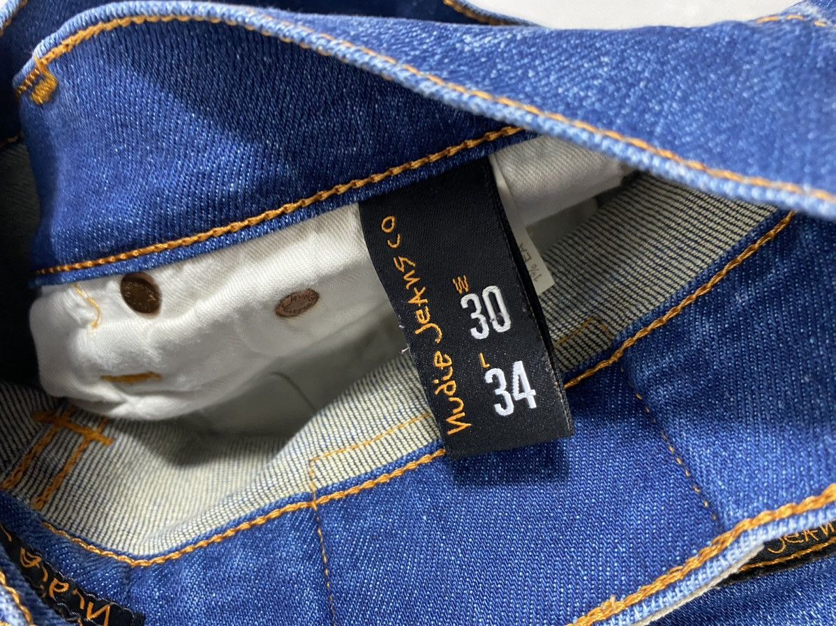 Nudie Jeans Nudie Thin Finn org klein used Classic Slim Fit Jeans sz 30 Size US 30 / EU 46 - 4 Thumbnail