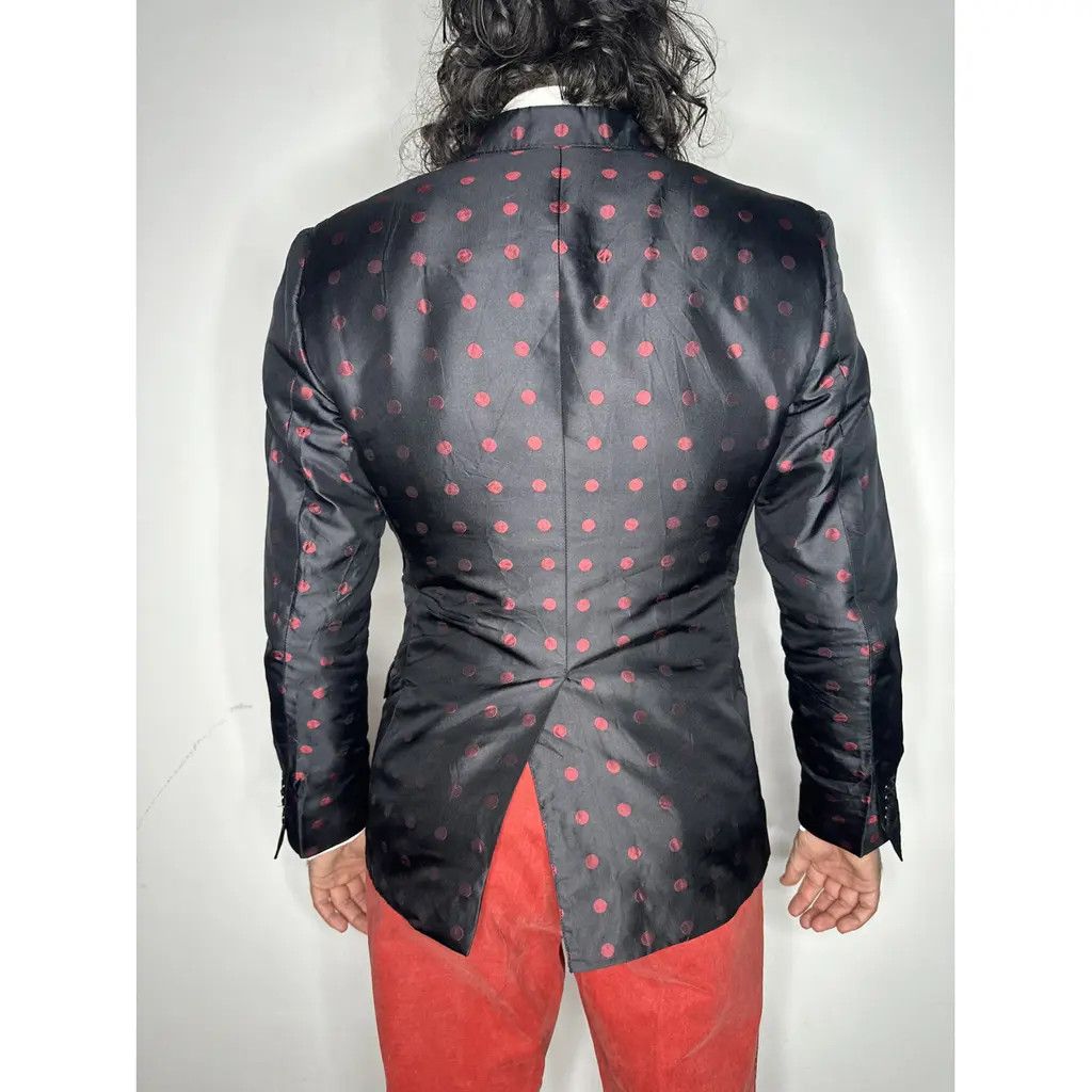 Dolce & Gabbana o1y0125 Polka Dots Blazer in Black Size US M / EU 48-50 / 2 - 7 Thumbnail