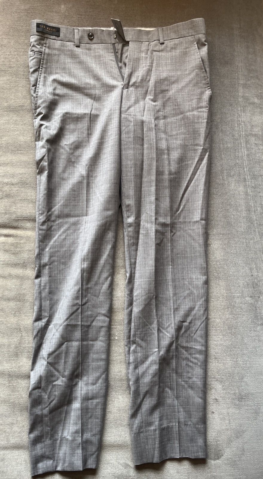 Ted Baker Ted Baker Grey Trousers Size 34R - 1 Thumbnail