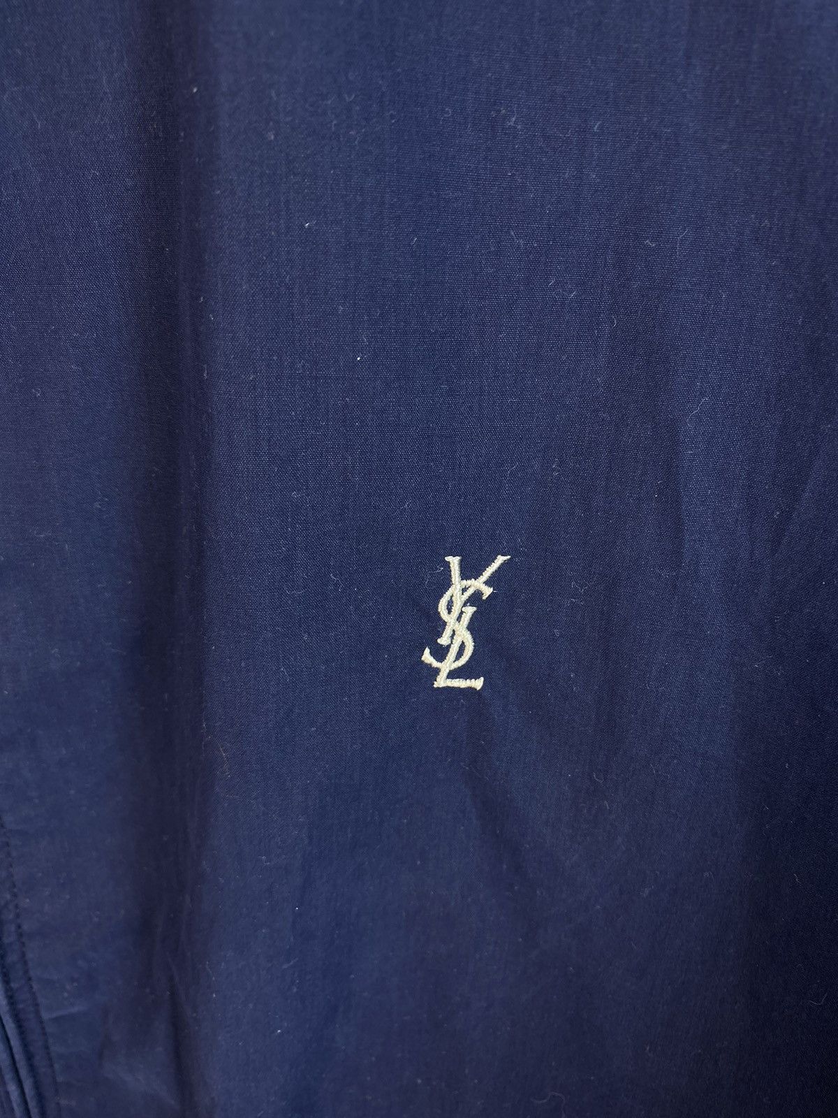 Yves Saint Laurent Autumn YSL Jacket Dark Navy YSL Bomber Size US M / EU 48-50 / 2 - 3 Thumbnail