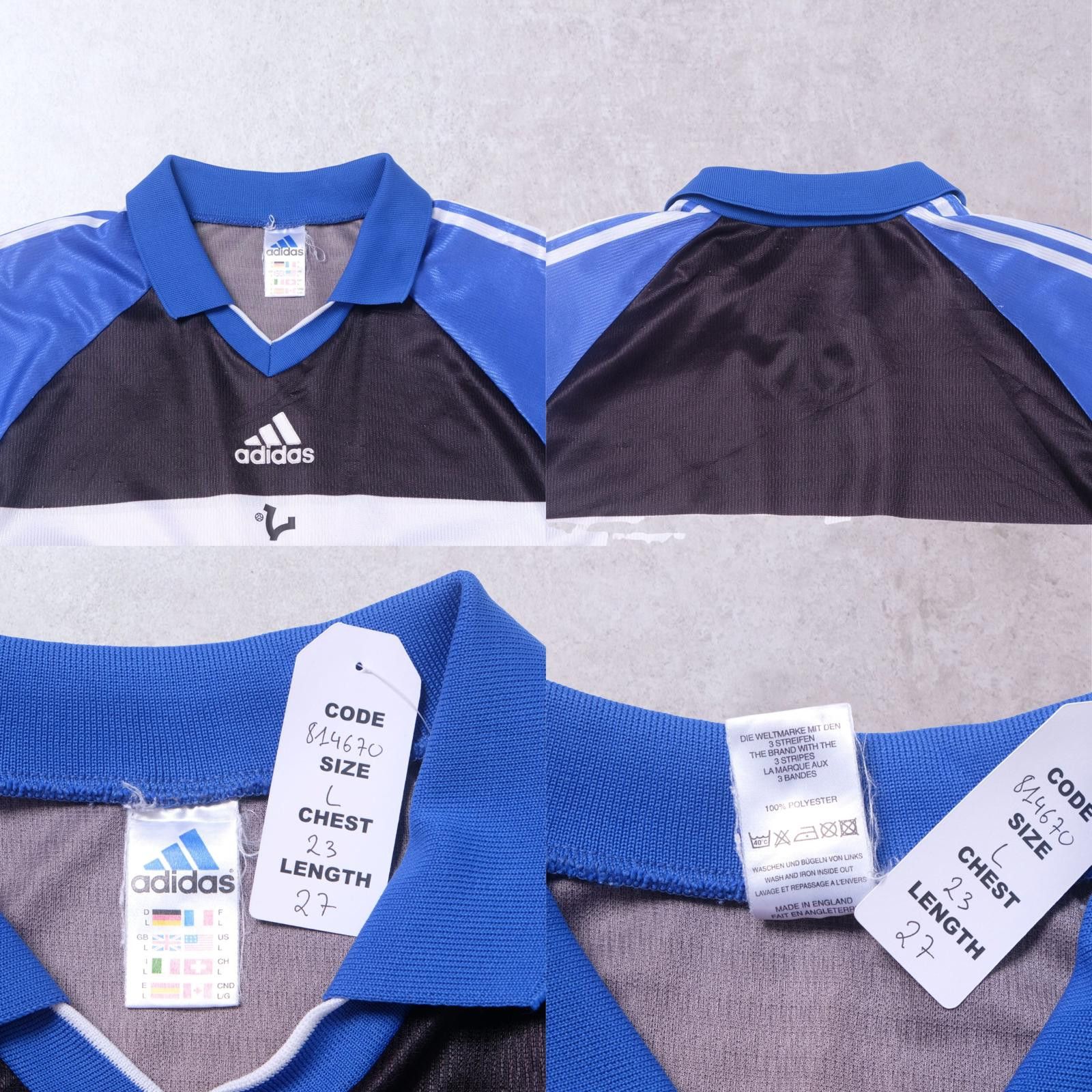 Adidas 1990s VICE Footbal Store Pulp Fiction Football Shirt Adidas Size US L / EU 52-54 / 3 - 5 Thumbnail