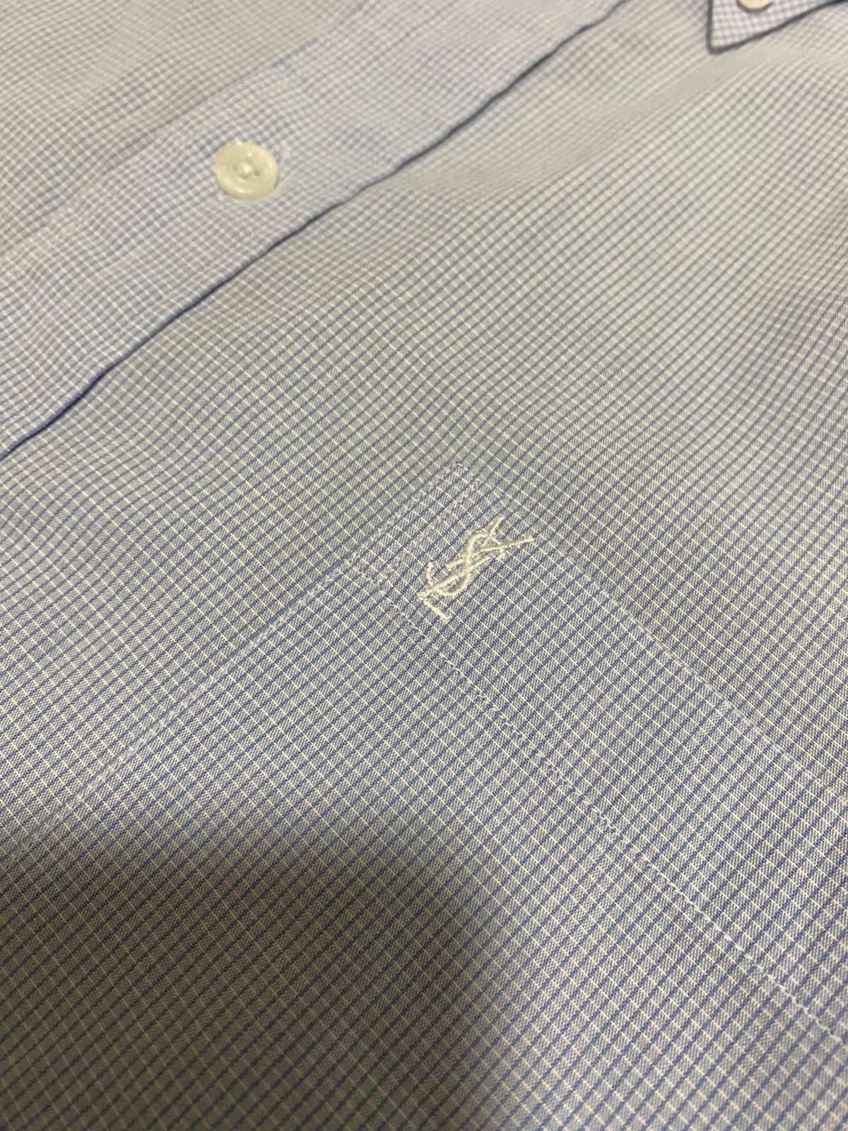 Yves Saint Laurent Yves Saint Laurent Pour Bomme Short Sleeve Shirt Button Up Size US L / EU 52-54 / 3 - 5 Thumbnail