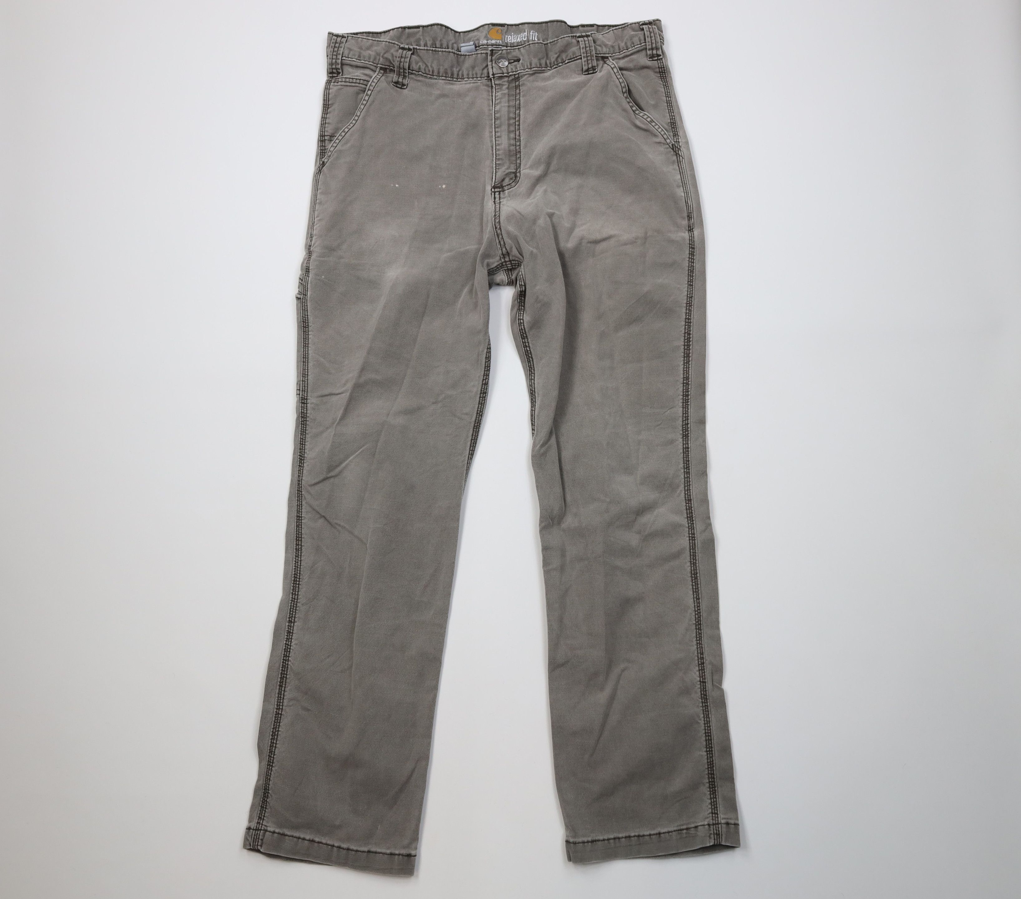 Carhartt Vintage Y2K Carhartt Relaxed Fit Wide Leg Dungaree Pants Size US 38 / EU 54 - 1 Thumbnail