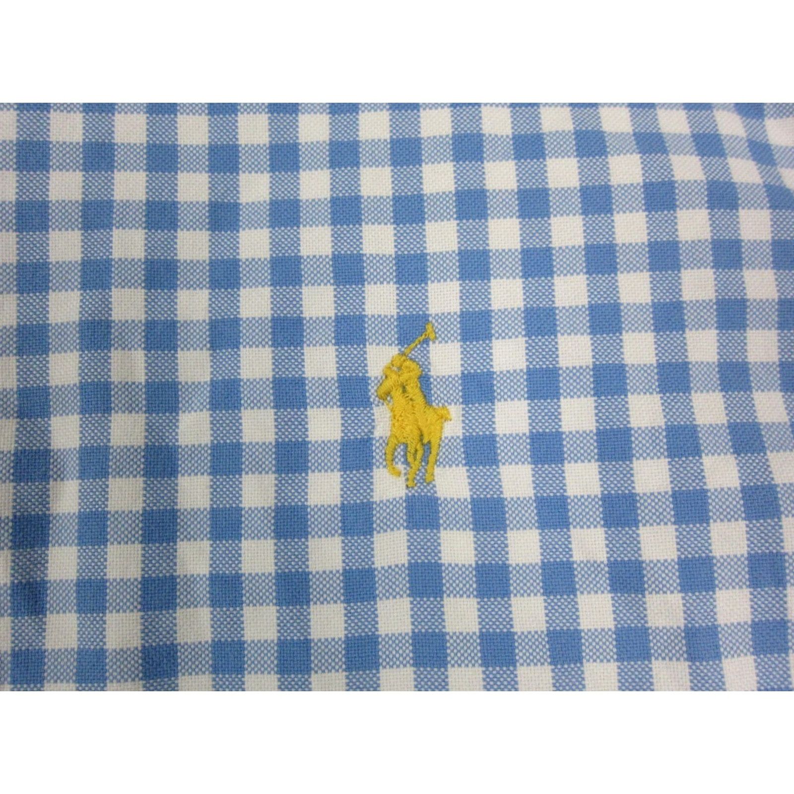 Ralph Lauren Ralph Lauren Shirt Mens XL Blue Yellow Pony Gingham Check Classic Button-Up Collared Long Sleeve Slim Fit Nature: Preppy Dad Style Size US XL / EU 56 / 4 - 4 Thumbnail