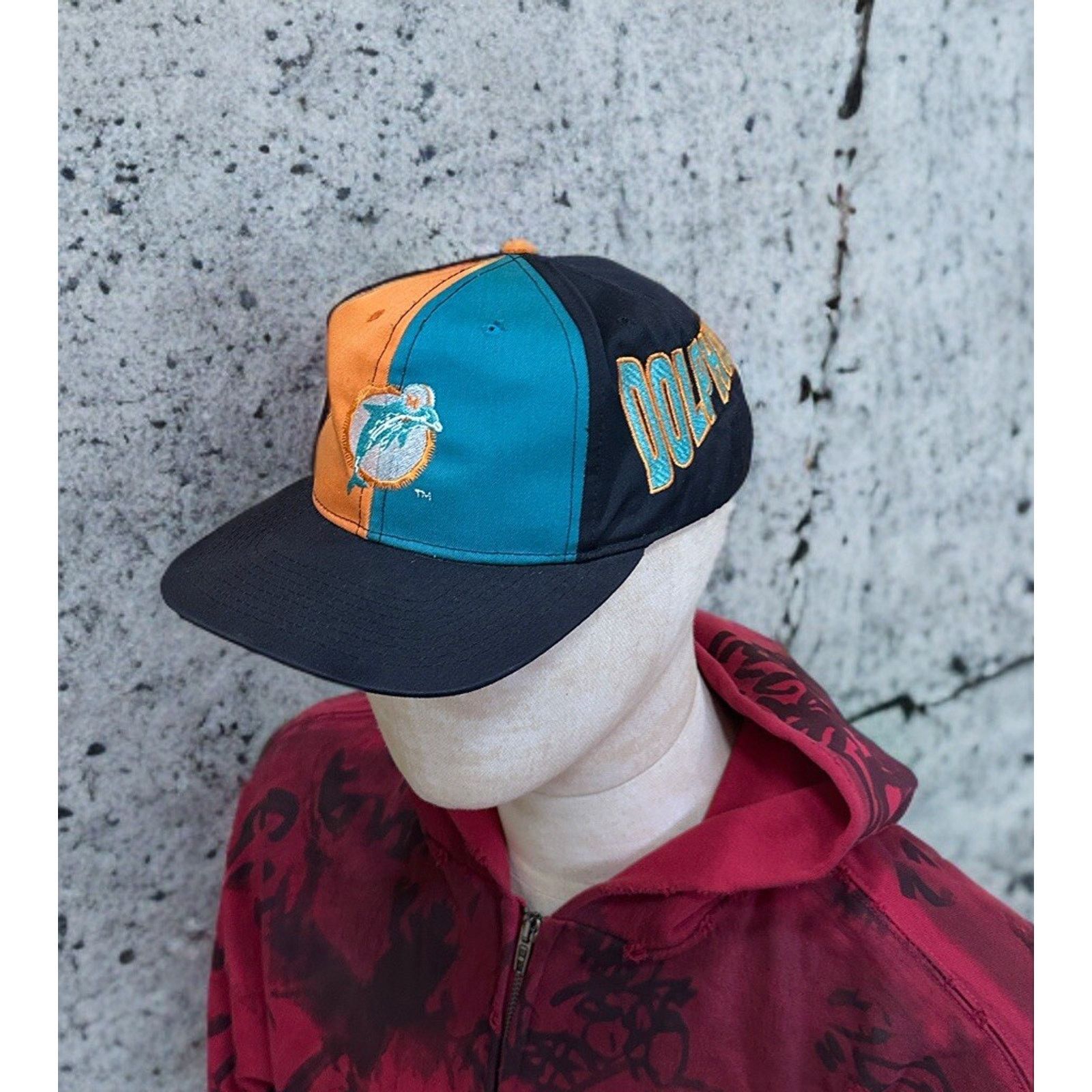 NFL Vintage 1993 Miami Dolphins Rare NFL Baseball Men’s Cap Hat Size ONE SIZE - 1 Thumbnail