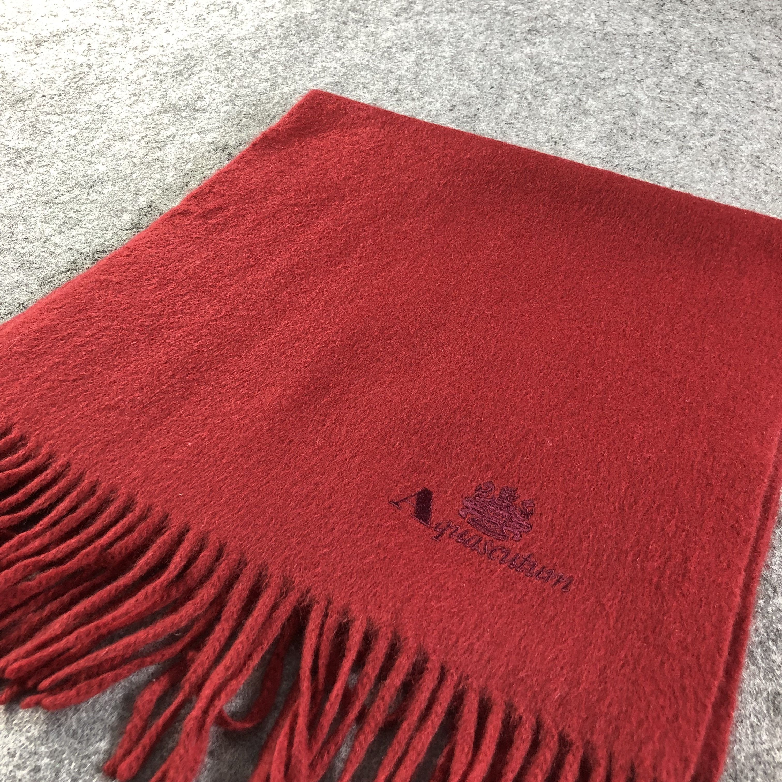 Aquascutum Aquascutum Plain Cashmere Scarf Muffler V1634 Size ONE SIZE - 3 Thumbnail