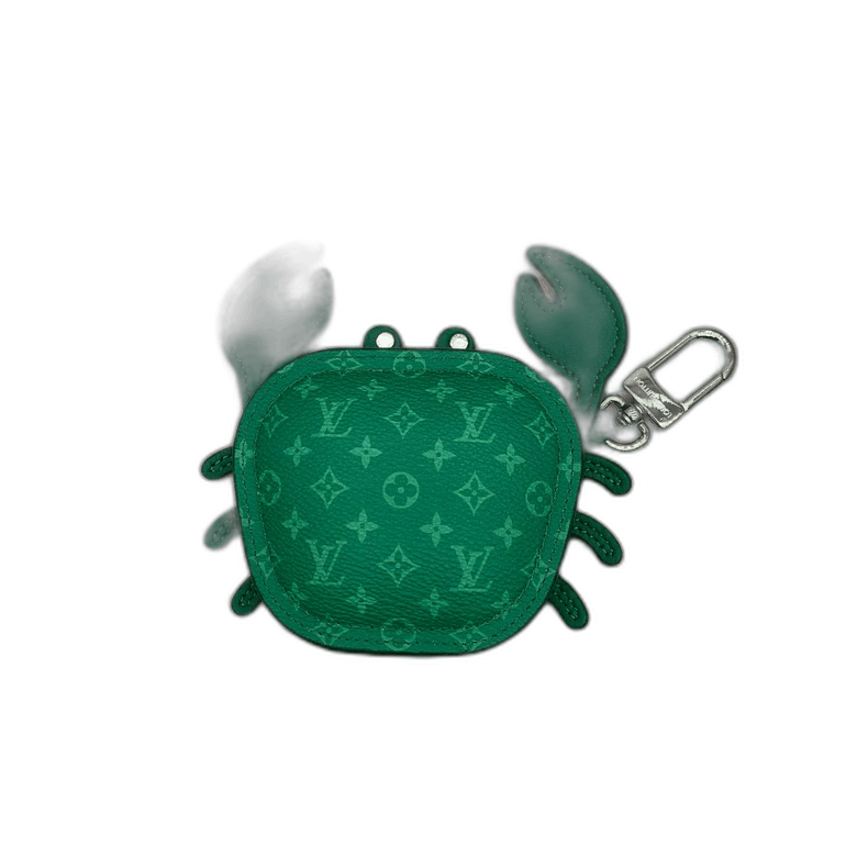 Louis Vuitton Louis Vuitton Green Crab Headphone Case Size ONE SIZE - 1 Thumbnail