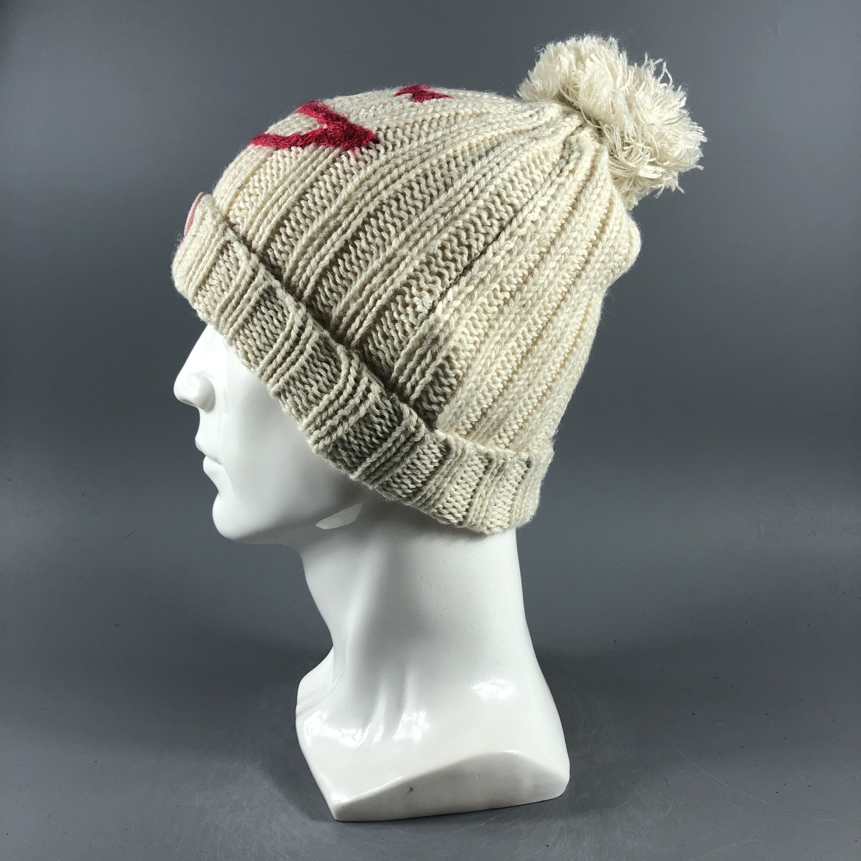 Japanese Brand × Vintage Unknown Smile Knit Beanie Snow Hat Snow Cap -D019 Size ONE SIZE - 2 Thumbnail