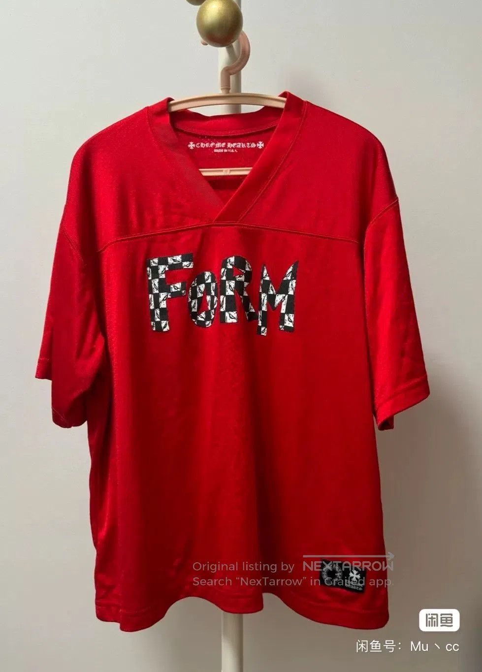 Chrome Hearts chrome hearts red ice tennis shirt size L. Size US L / EU 52-54 / 3 - 1 Thumbnail