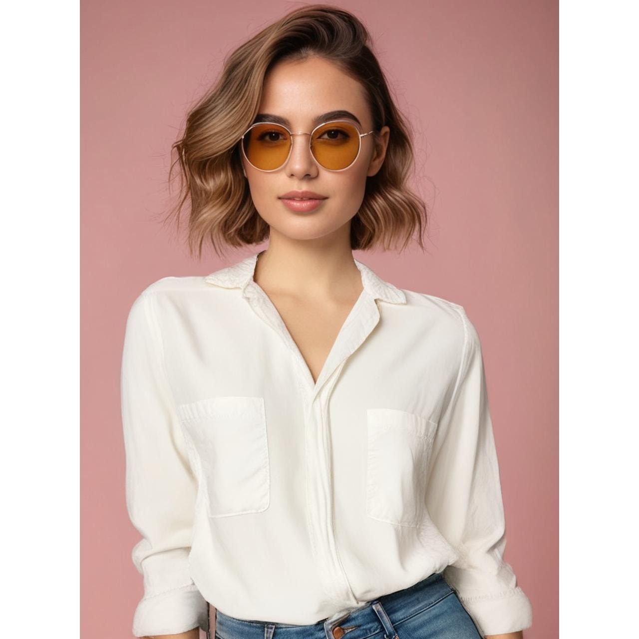 Anthropologie Cloth & Stone Women's XS White Button-Up Shirt Long Sleeve Size XS / US 0-2 / IT 36-38 - 1 Thumbnail